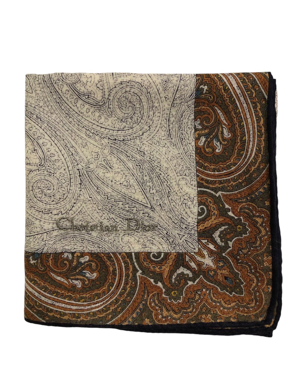 Christian Dior Monsieur × Vintage Vintage Cristian Dior Handkerchief Size ONE SIZE - 3 Thumbnail