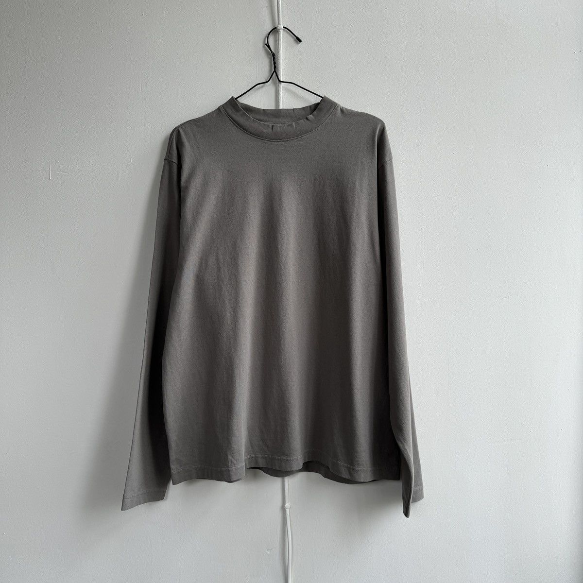 image of Yzy Gap Gray Oversize Long Sleeve in Grey, Men's (Size Medium)