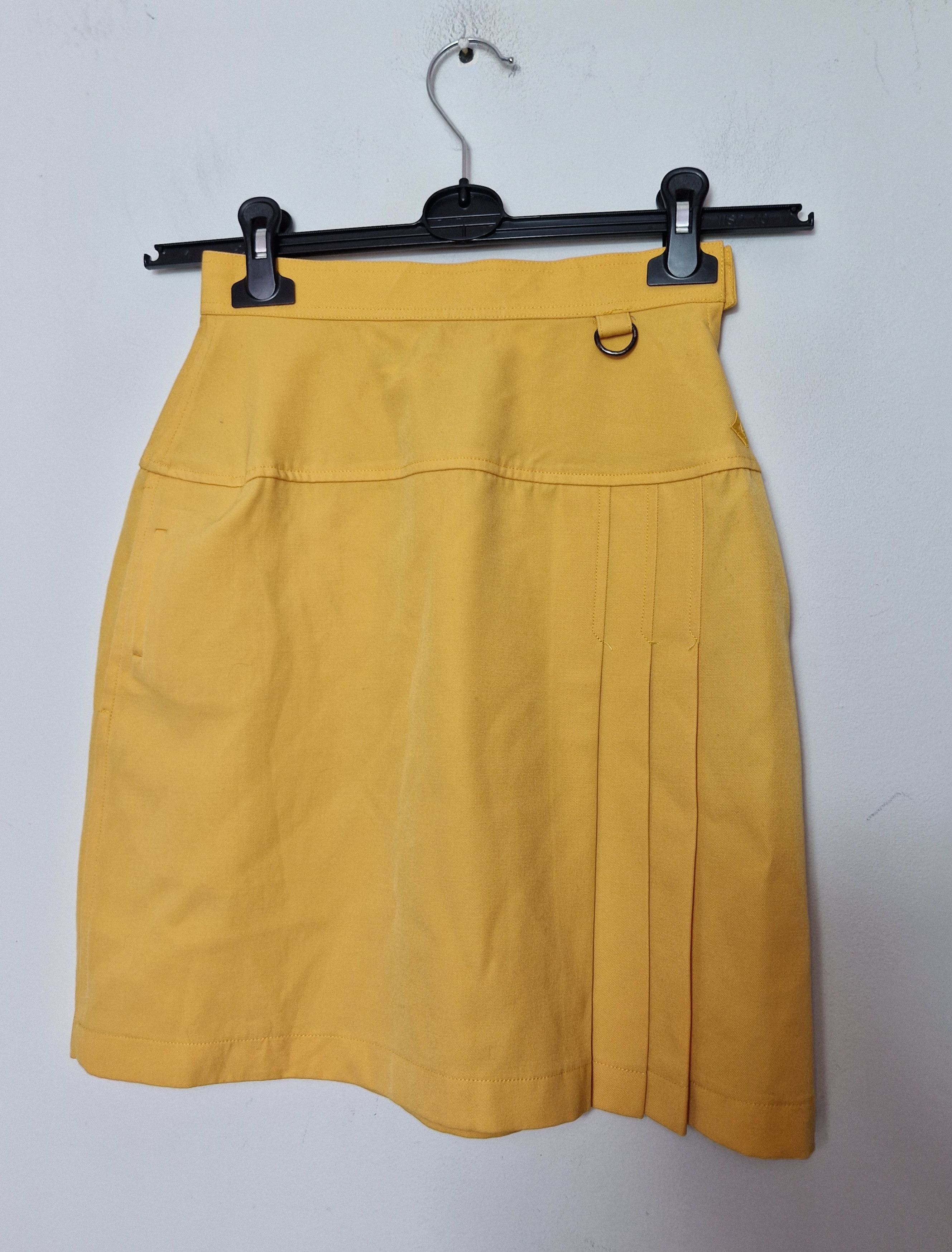 Dior Christian Dior vintage yellow mini tennis skirt Size 25" / US 0 / IT 36 - 8 Thumbnail