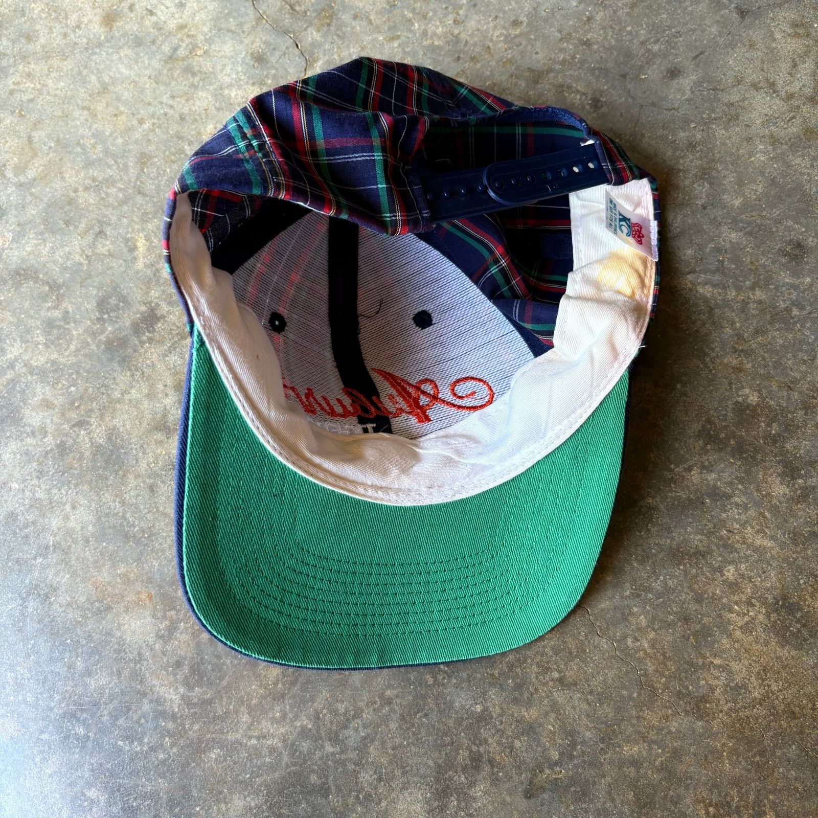 NCAA Cool Vintage Auburn Tigers Plaid Snapback Hat Size ONE SIZE - 3 Thumbnail