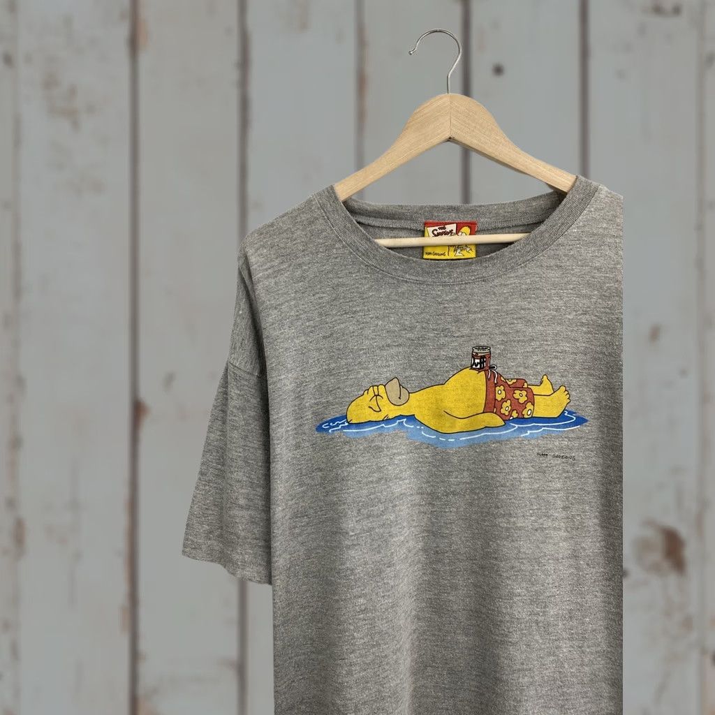 Vintage VINTAGE 90s The Simpsons t-shirt Matt Groening retro size XXL Gray Mens Size US XXL / EU 58 / 5 - 1 Thumbnail