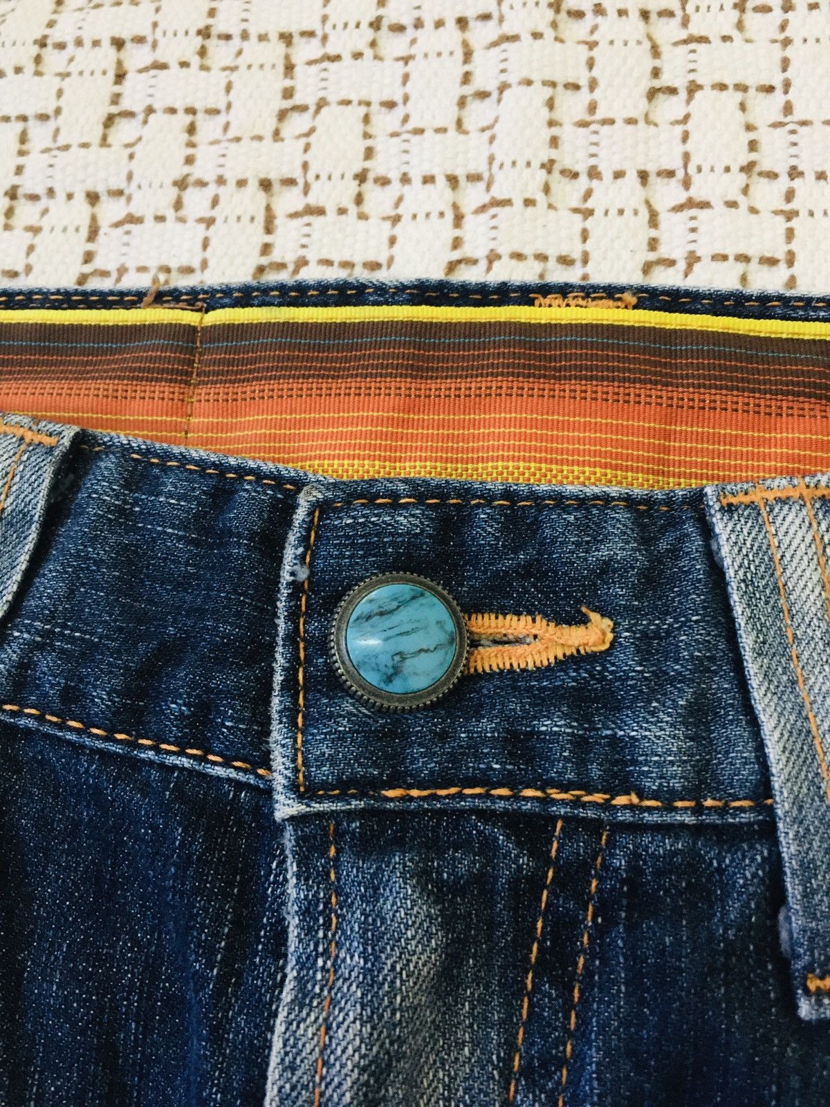 Edwin Edwin Blue Trip Distressed Denim (17) Size US 32 / EU 48 - 8 Thumbnail