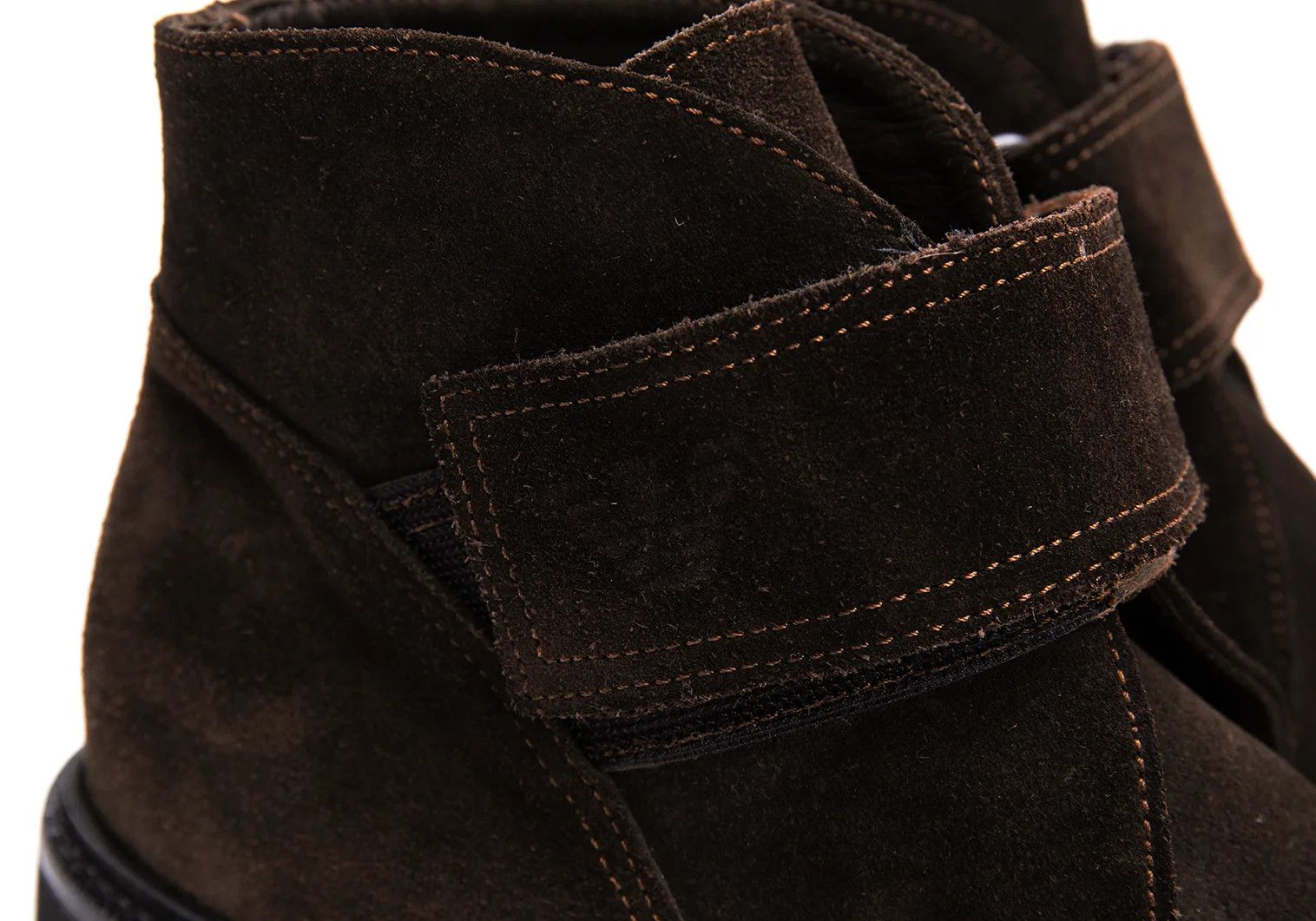 Emporio Armani Velcro Suede Boots in Dark Brown Size 41 (Approx. 25.5 cm) Size US 8 / EU 41 - 7 Thumbnail