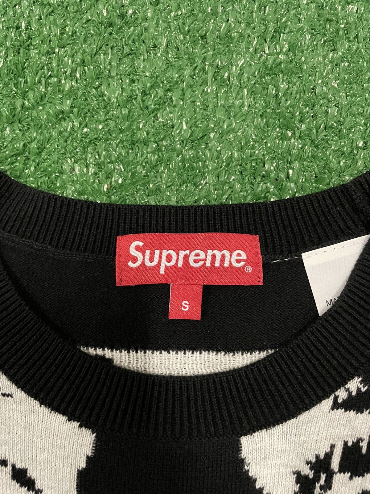 Supreme Big Cats Jacquard　 M　シュプリーム　セーター 中古・古着通販】SUPREME (シュプリーム) Big Cats Jacquard L/S