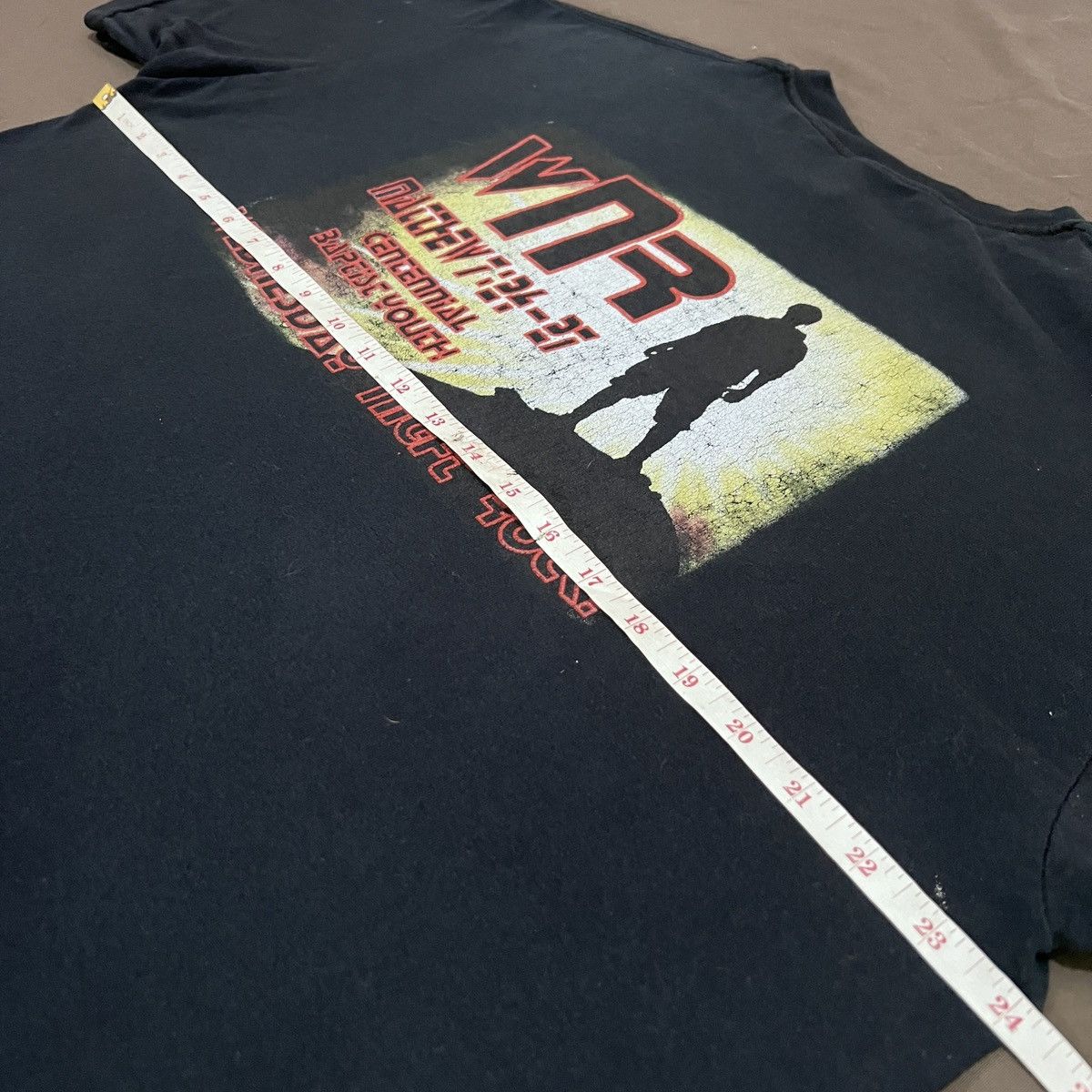 Vintage Vintage Y2K WNR Jesus God Holy Bible Tee XL FADED Size US XL / EU 56 / 4 - 9 Thumbnail