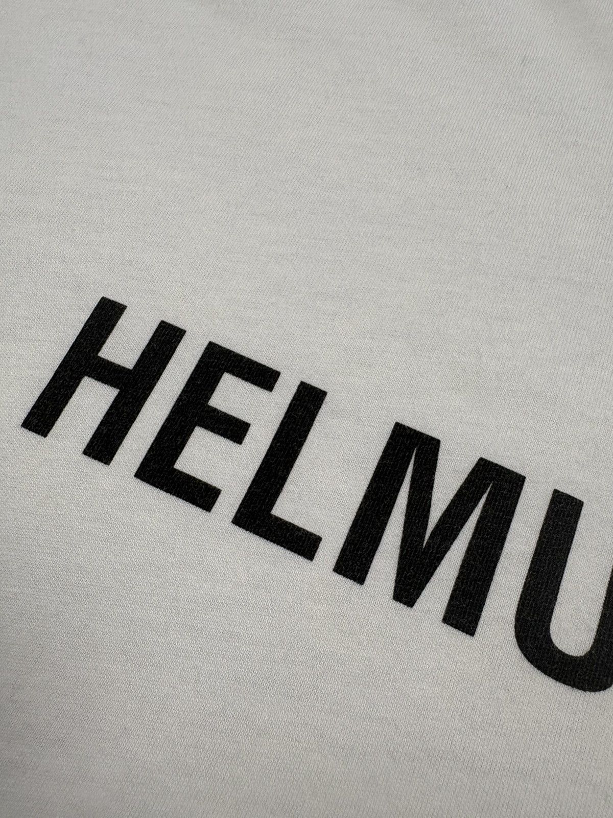 Helmut Lang Helmut Lang Archive Utility Back Logo Print T Shirt Rare Size US M / EU 48-50 / 2 - 9 Thumbnail