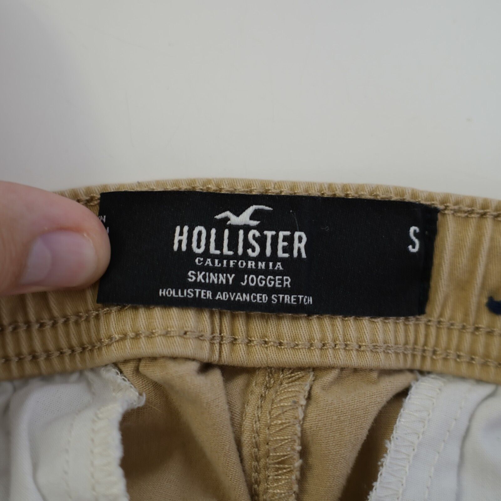 Hollister Hollister Small Brown Skinny Jogger Pants 29/28 Mid Rise Size US 29 - 8 Thumbnail