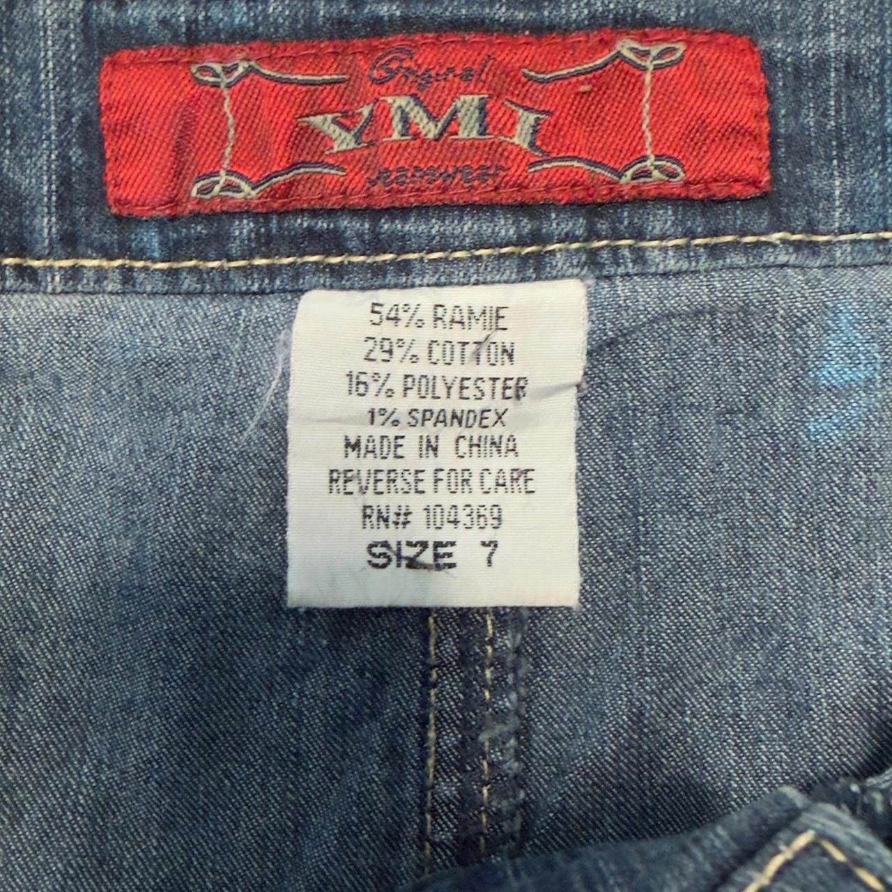 Other YMI Vintage Y2K Flare Mini Denim Skirt - Size 7 Size 27" / US 4 / IT 40 - 4 Thumbnail