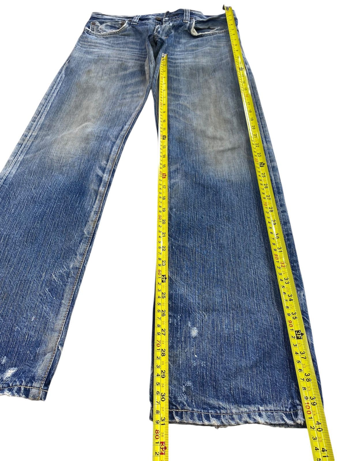 Edwin Edwin Brand Faded Blue Wash Style Loose Jeans Size US 32 / EU 48 - 11 Thumbnail