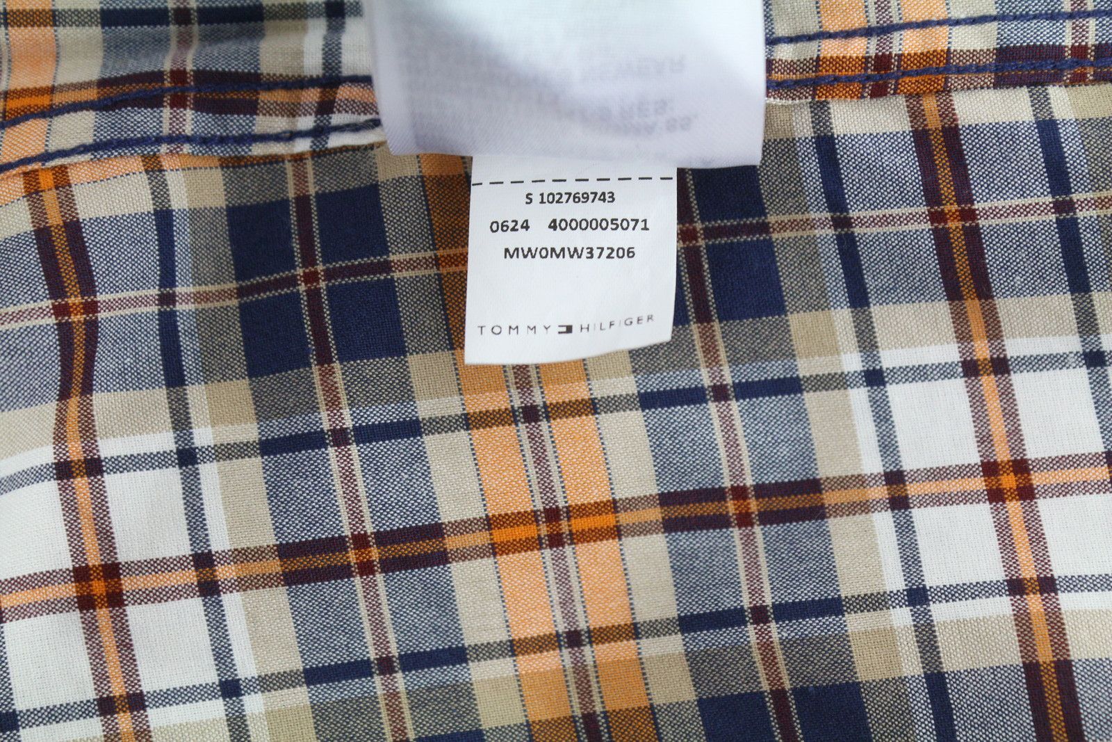 Tommy Hilfiger THFLEX POPLIN M Plaid Button-Down 87682 Size US M / EU 48-50 / 2 - 10 Thumbnail