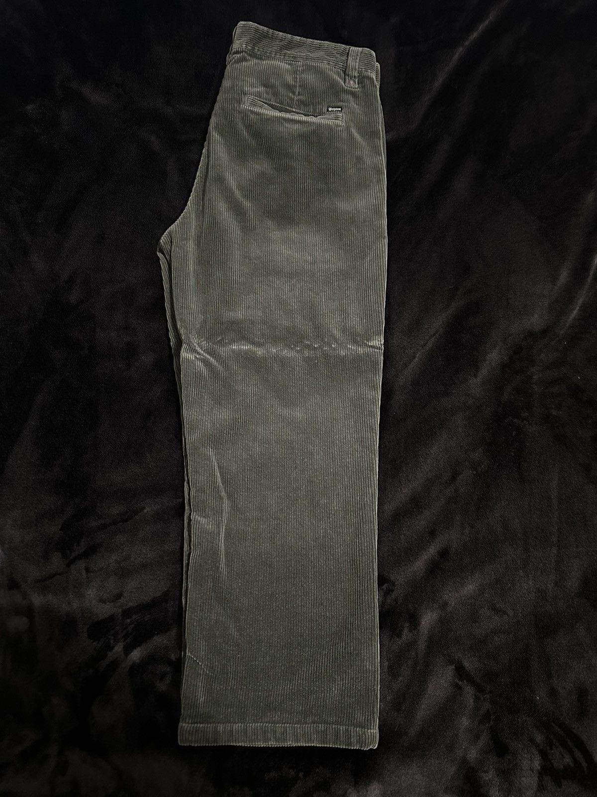 Brixton × Vintage Corduroy Dark Green Pants Size US 36 / EU 52 - 2 Thumbnail