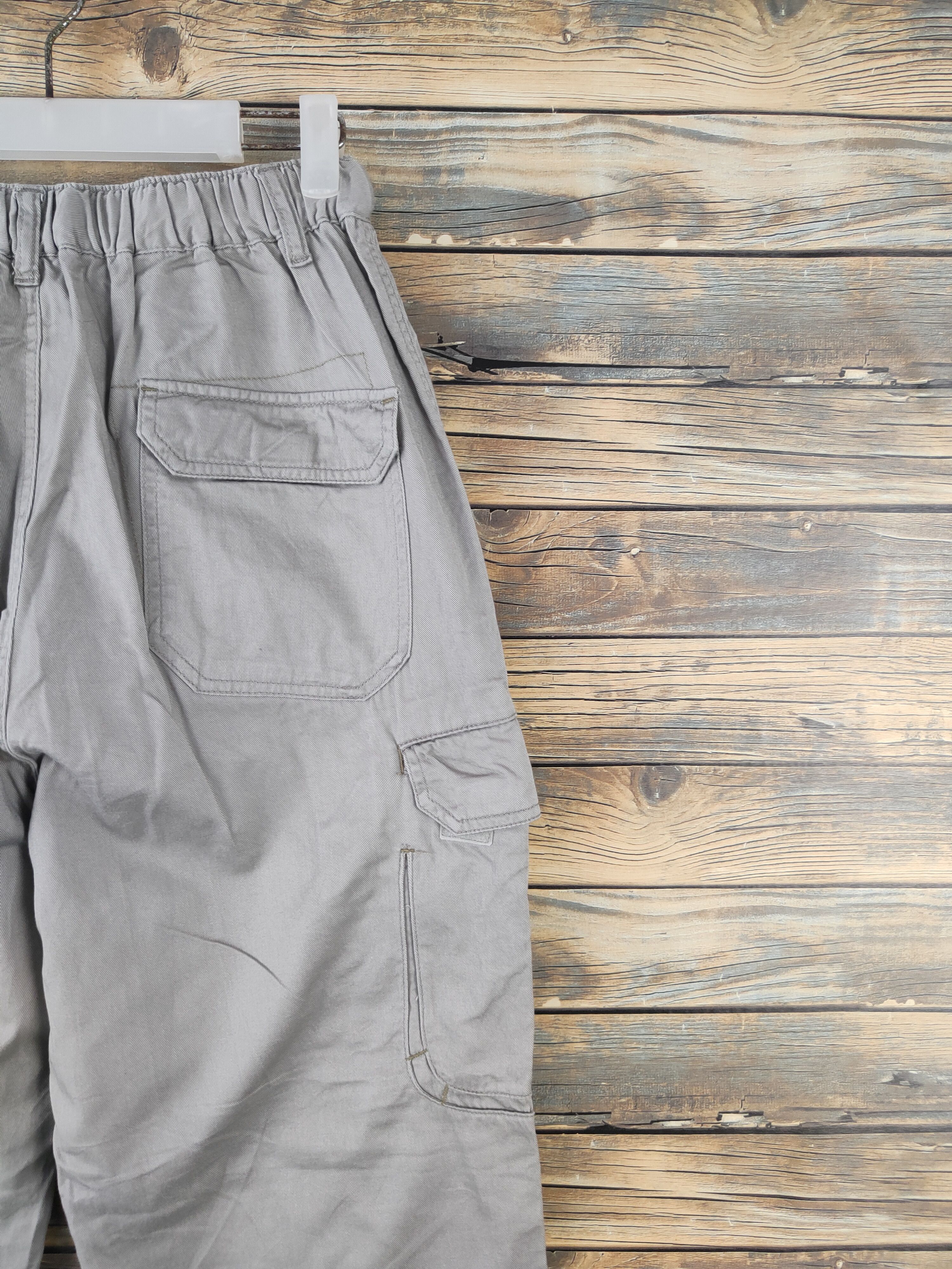 Japanese Brand DL Japanese Brand Gray Multipocket Cargo Pants #2104 Size US 30 / EU 46 - 11 Thumbnail