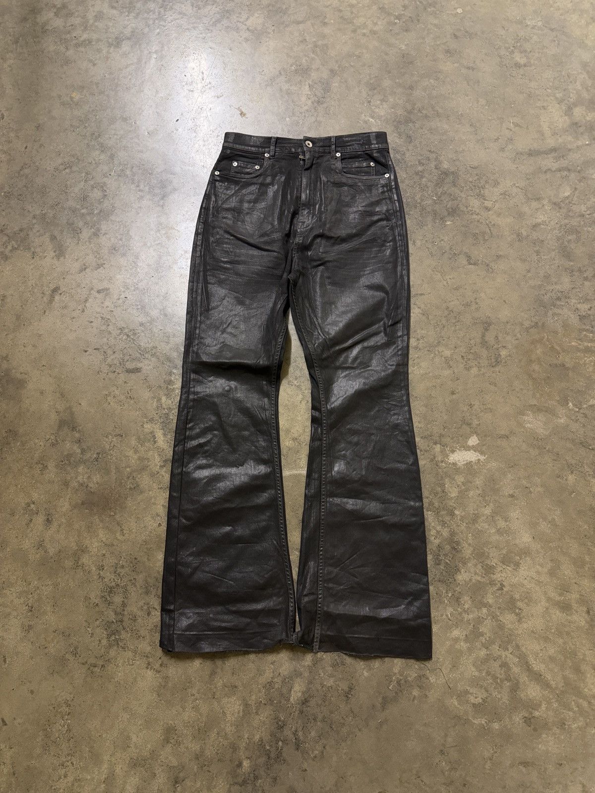 Rick Owens × Rick Owens Drkshdw Rick Owens SS24 Waxed Bolan