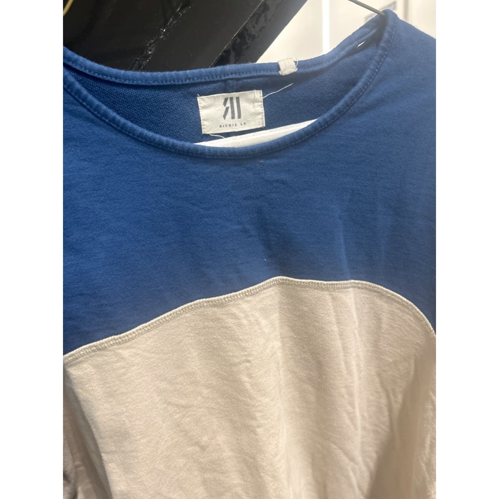 Vintage Ritchie Le Sweatshirt L Men Blue Pullover Regular Size Large Size US L / EU 52-54 / 3 - 3 Thumbnail