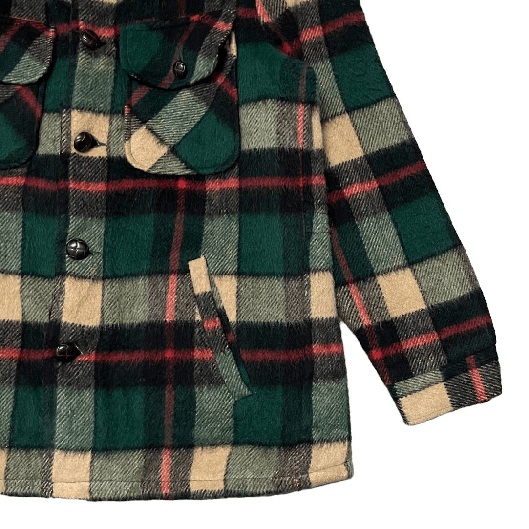 Vintage Vintage Paiji Plaid Flannel Wool Jacket Size US L / EU 52-54 / 3 - 4 Thumbnail