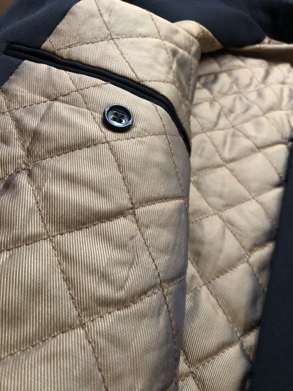 Balenciaga Gorgeous Vintage Gold Padded Wool Overcoat Size US L / EU 52-54 / 3 - 16 Thumbnail