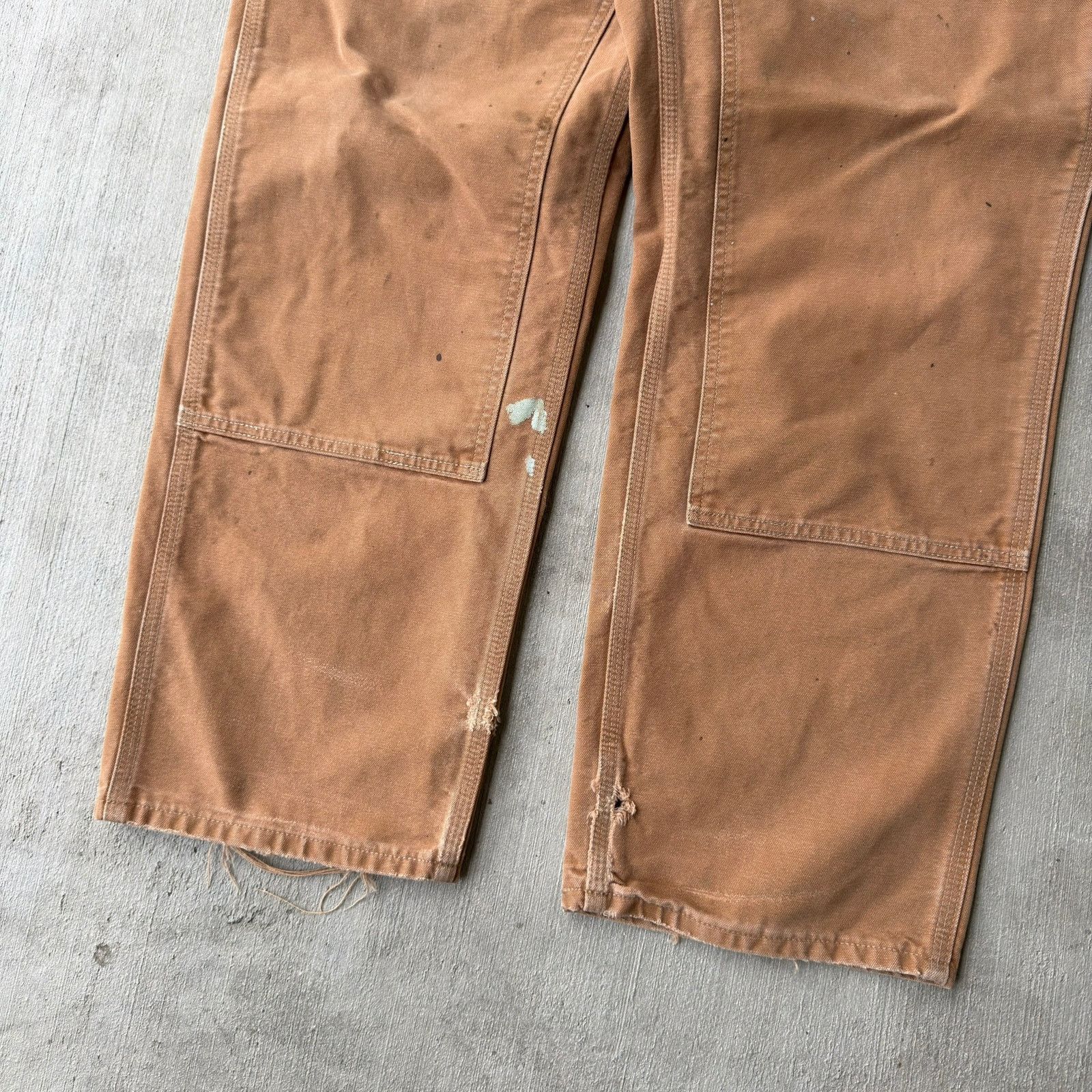 Carhartt × Vintage Carhartt brown double knee work wear carpenter pants Size US 26 / EU 42 - 3 Thumbnail
