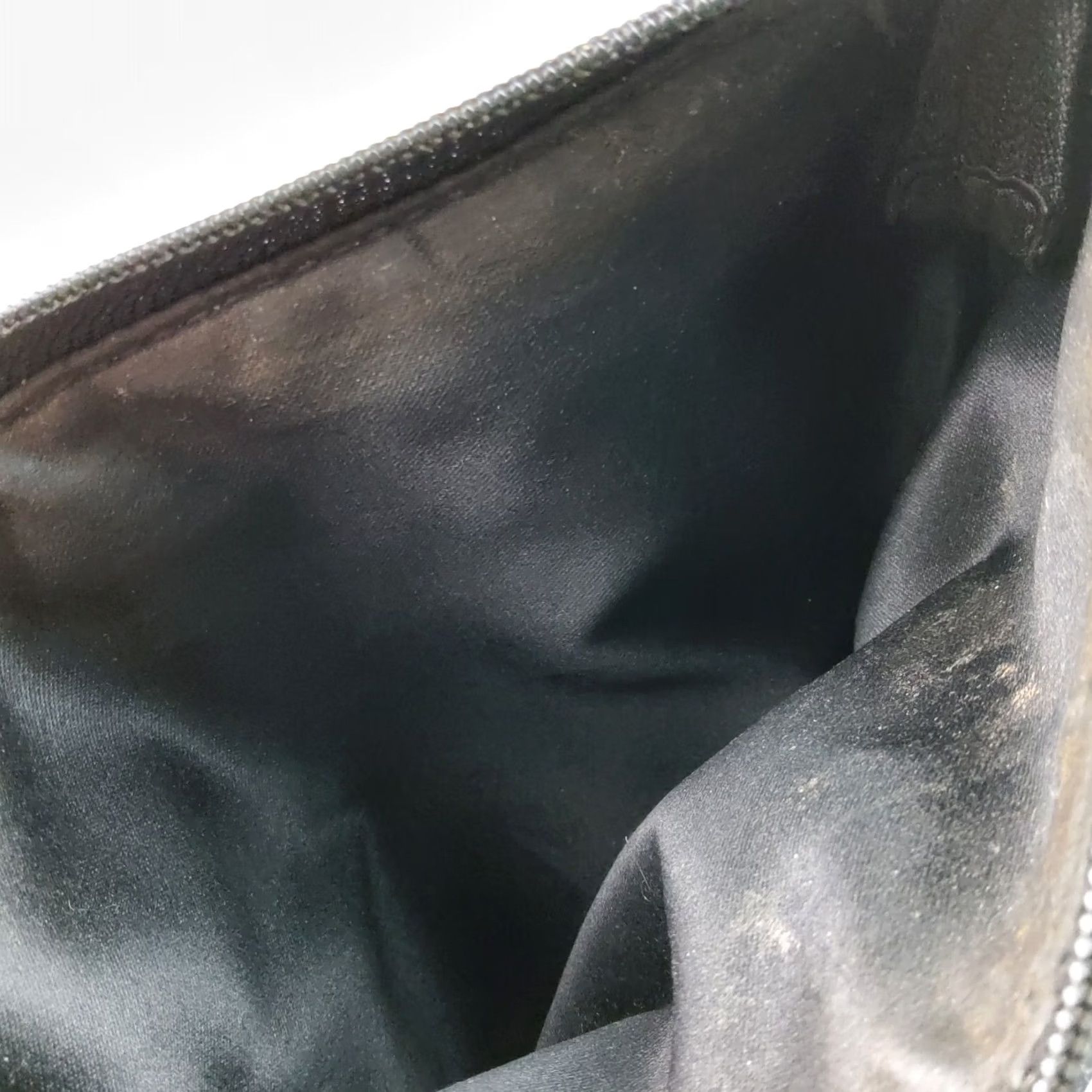 Coach Coach Crossbody Shoulder Handbag Purse Signature Leather Stripe Women Black Exterior Leather Style Crossbody 8.5x7 Size ONE SIZE - 4 Thumbnail