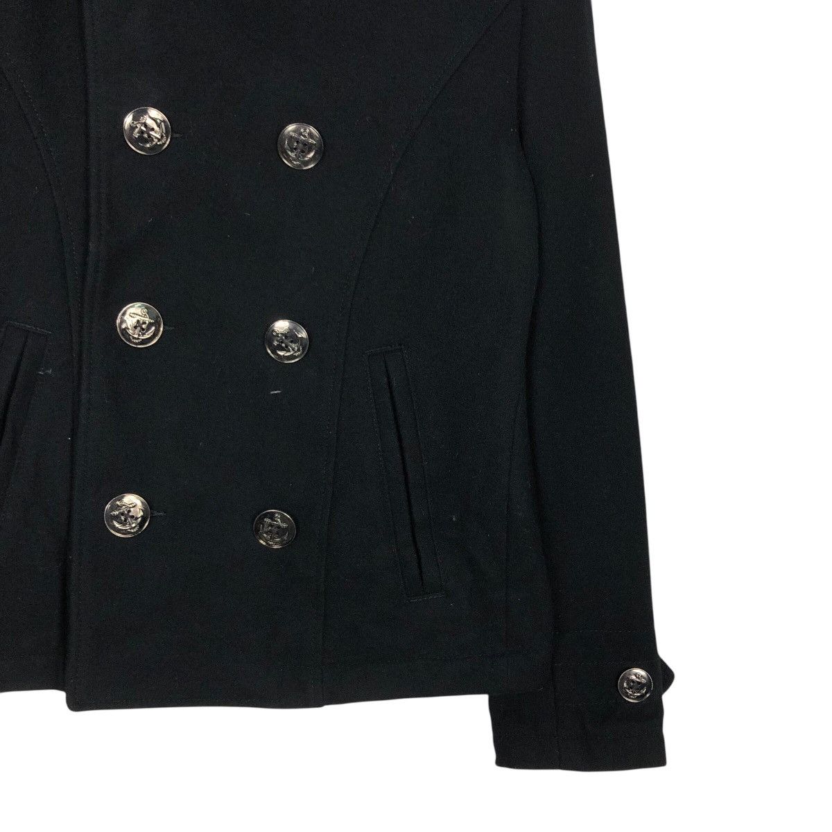 PPFM 📌Rich Black Vintage Wool Chore Jacket PPFM Issey Miyake Size US M / EU 48-50 / 2 - 6 Thumbnail
