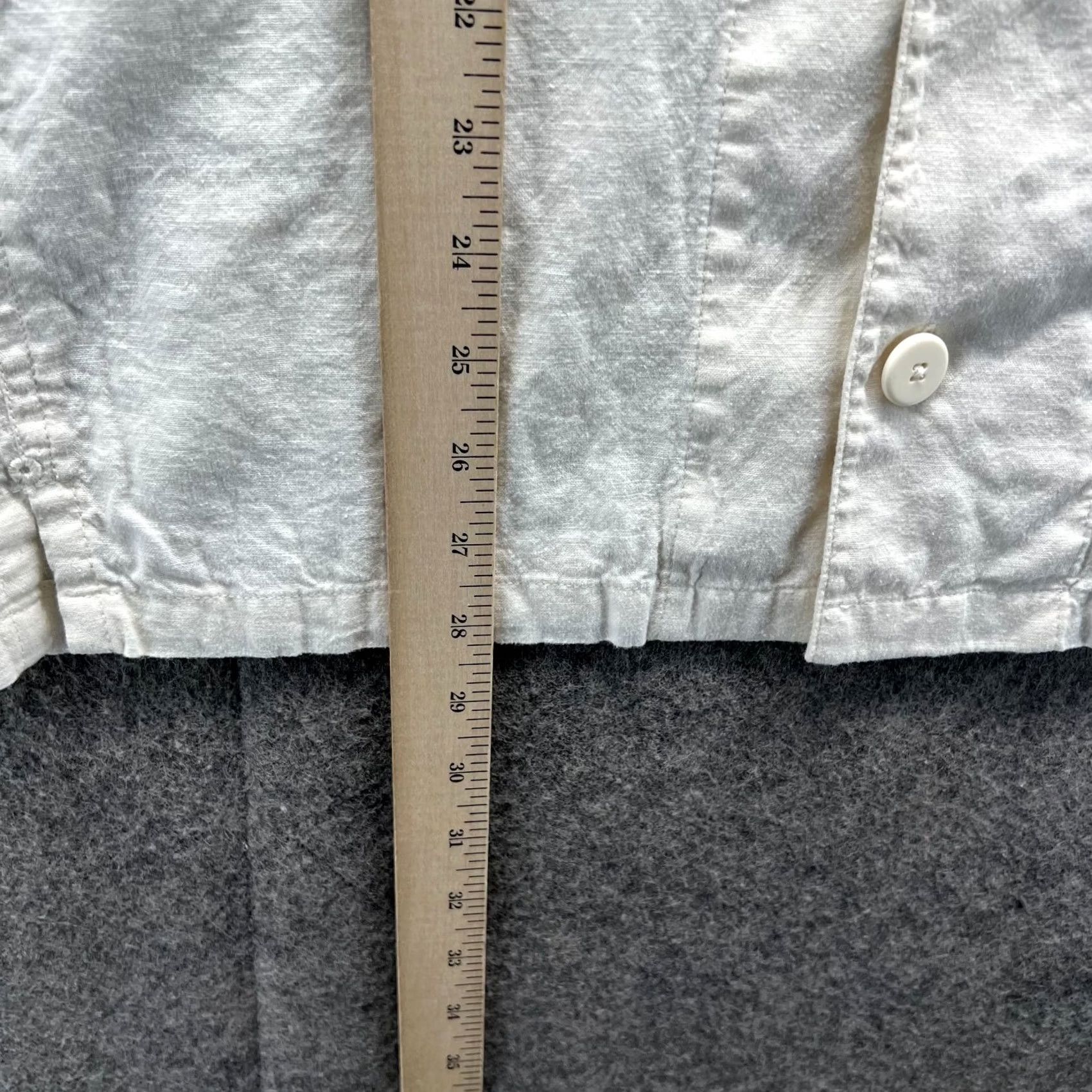 Allbirds Allbirds Shirt Mens Medium Ivory Button Down Camp Style Organic Cotton Blend Shirt Size US M / EU 48-50 / 2 - 7 Thumbnail