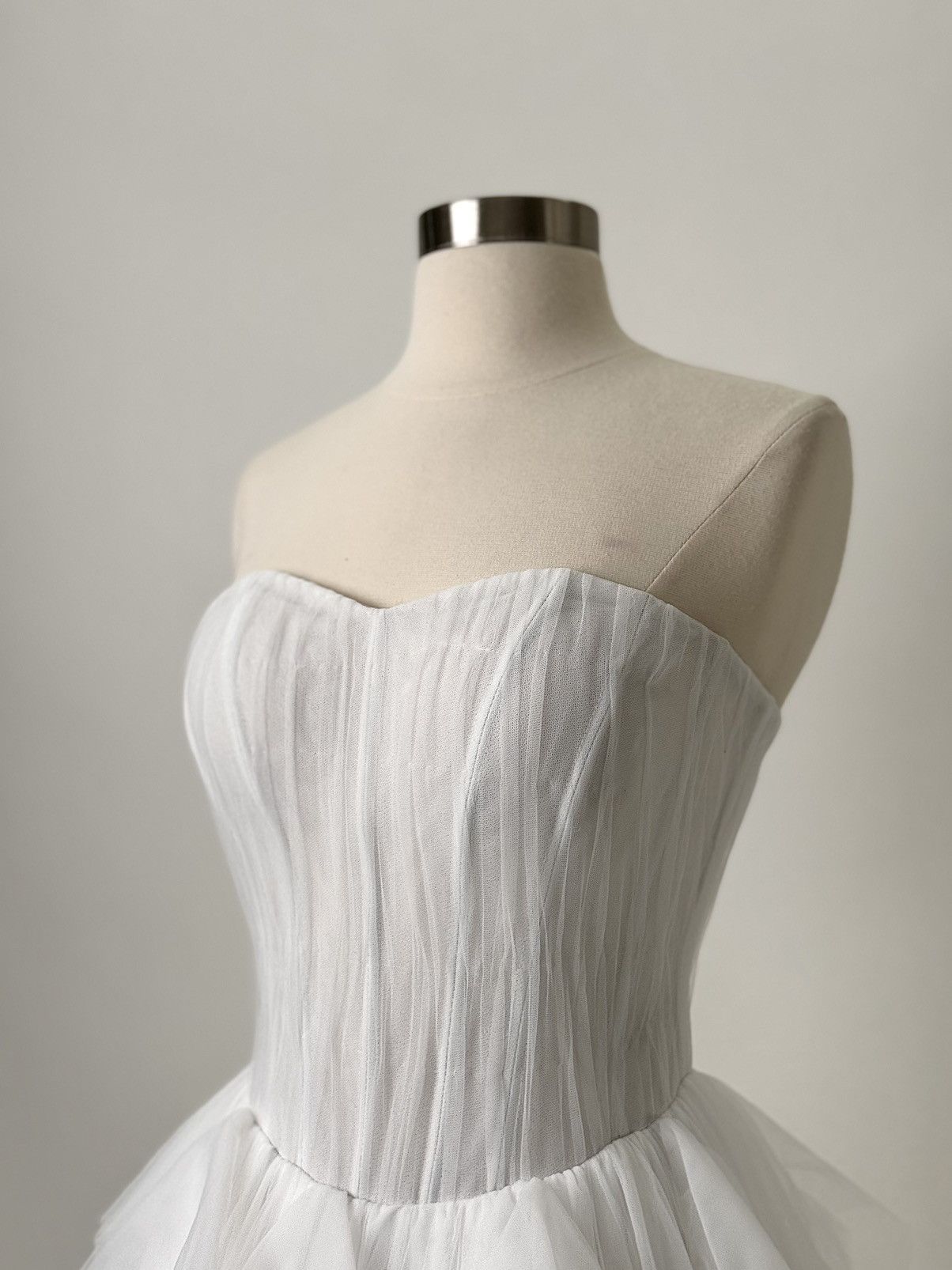 Other Preloved US 4 Anna Augusta White Maxi Evening Dress Size S / US 4 / IT 40 - 3 Thumbnail