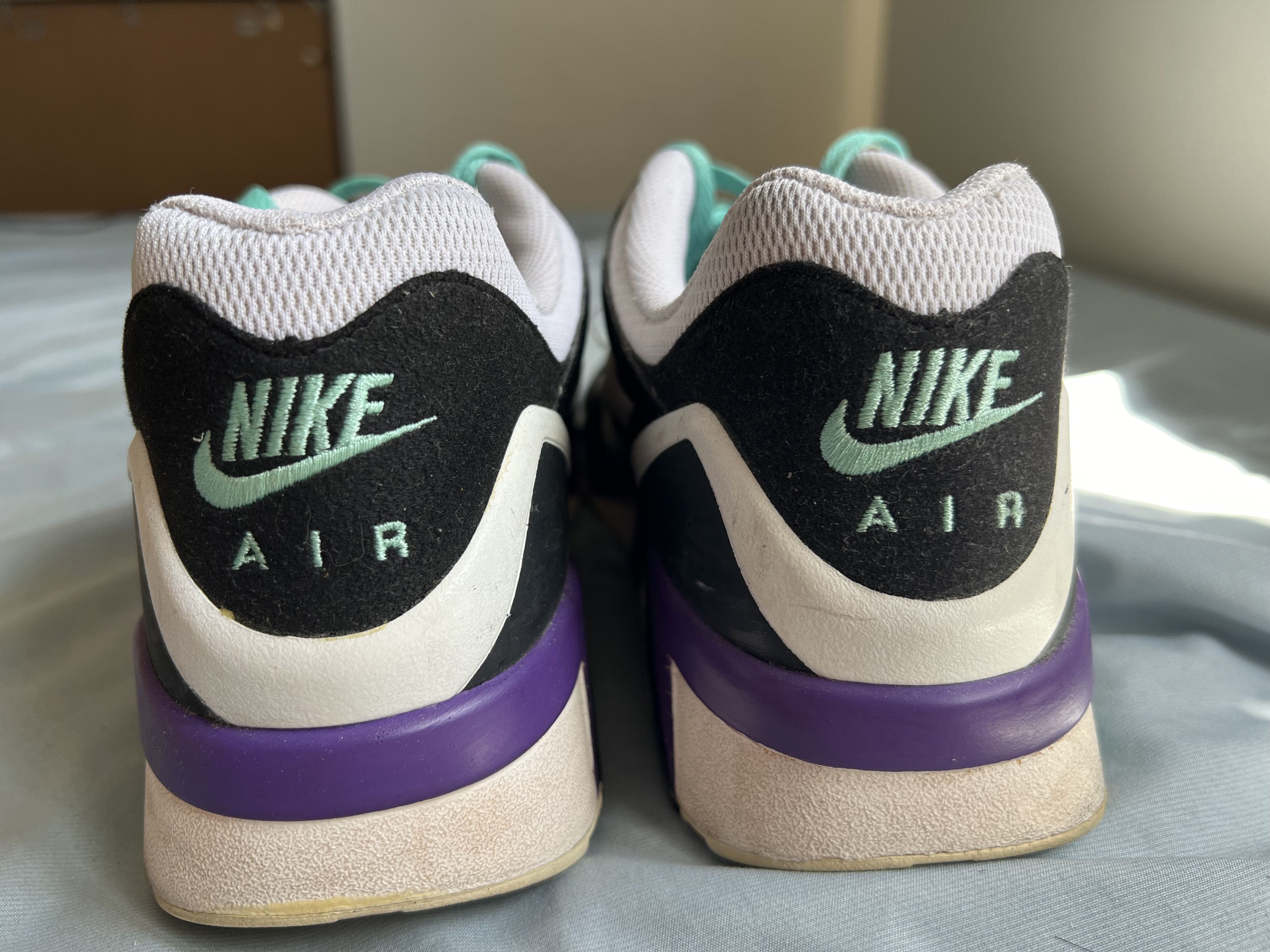 Nike Nike Air Structure Triax 91 Black/White/Mint/Purple (2009) Size US 10 / EU 43 - 7 Thumbnail