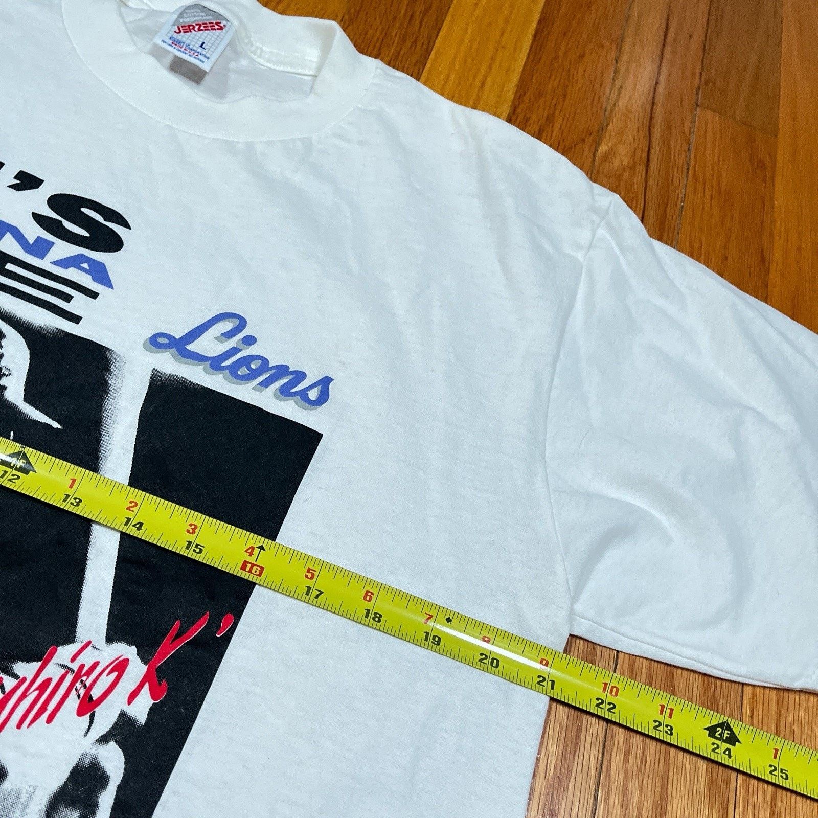 Jerzees Signed Kazuhiro Kiyohara Seibu Lions T-Shirt Japan Baseball Size US L / EU 52-54 / 3 - 7 Thumbnail