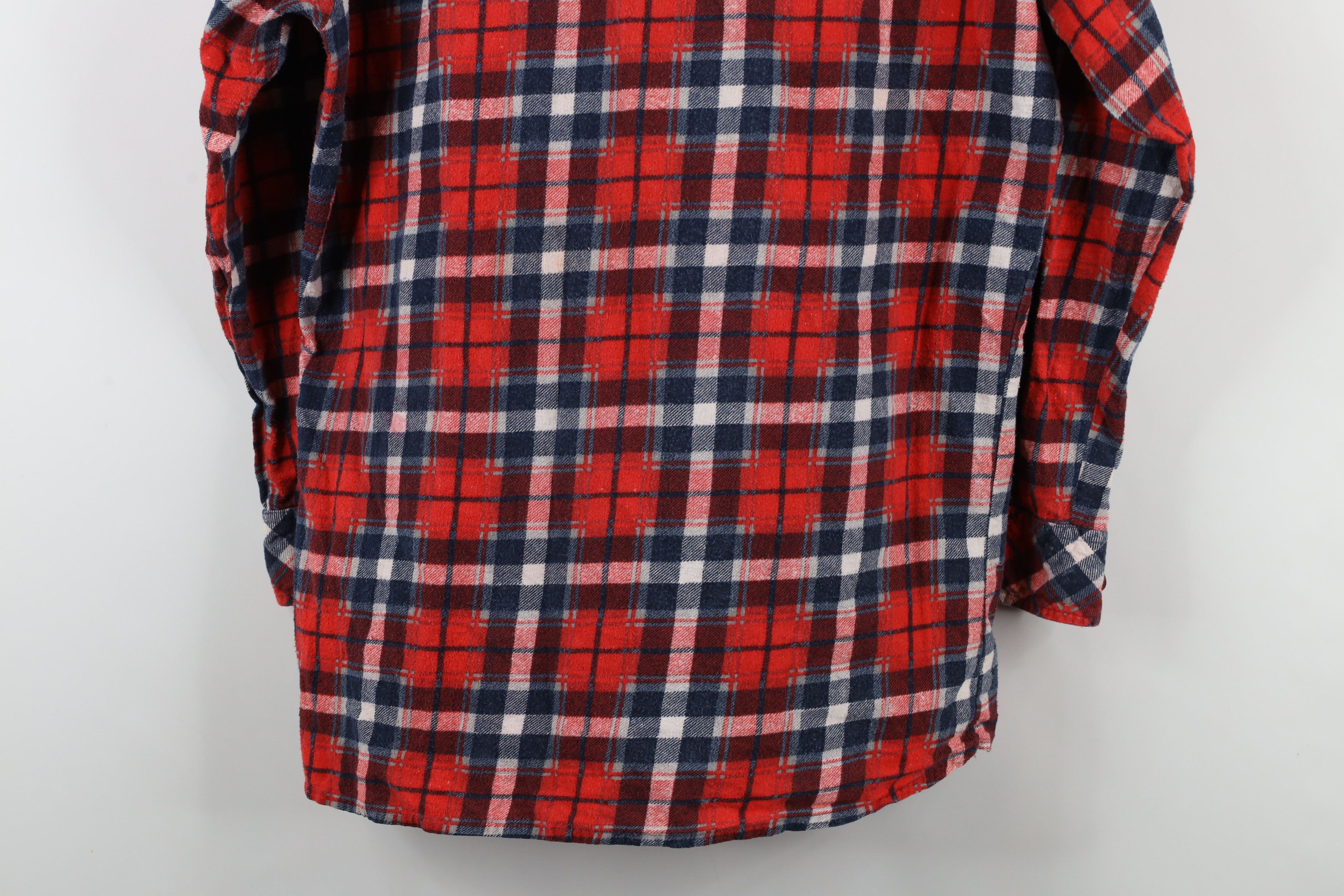Vintage Vintage 70s Streetwear Flannel Collared Button Shirt Plaid Size US M / EU 48-50 / 2 - 11 Thumbnail