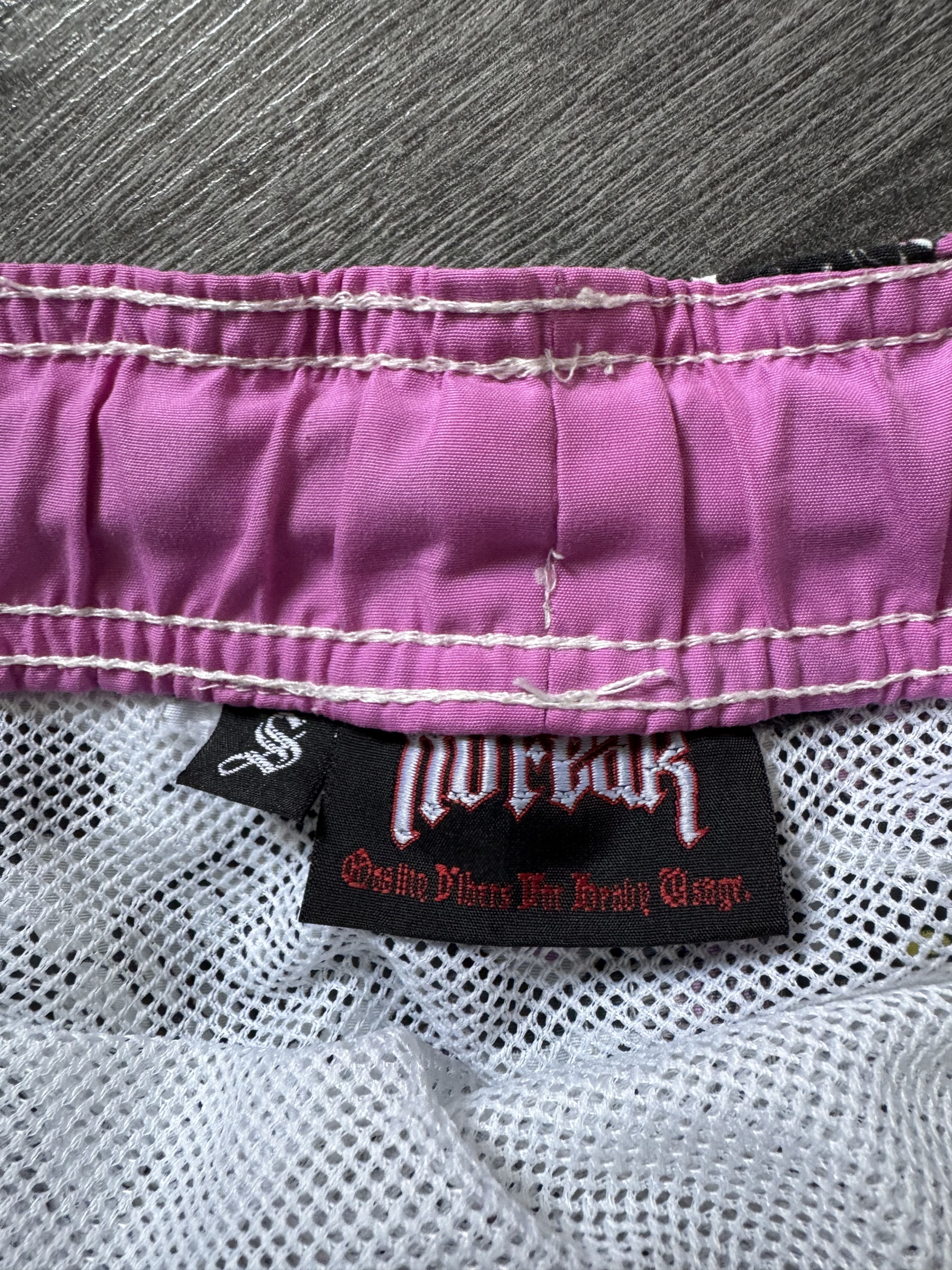 Billabong Vintage No Fear Skulls Print Cargo Shorts Y2K Size US 30 / EU 46 - 7 Thumbnail
