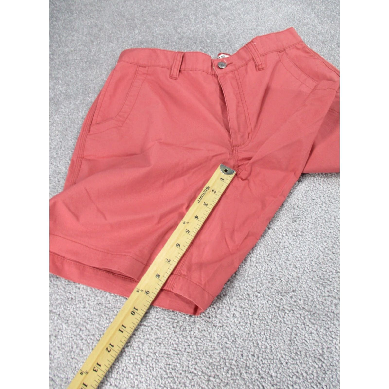 Mountain Khakis MOUNTAIN KHAKIS Shorts Mens 30 Light Red Cotton Blend Chino Relaxed Fit 8" Utility Casual Mens Size US 30 / EU 46 - 3 Thumbnail