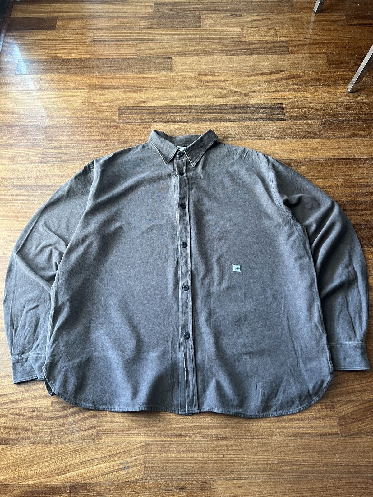 Stone Island Rare Long Sleeve Shirt Stone Island vintage 90s, Sz L, Boxy Size US L / EU 52-54 / 3 - 3 Thumbnail