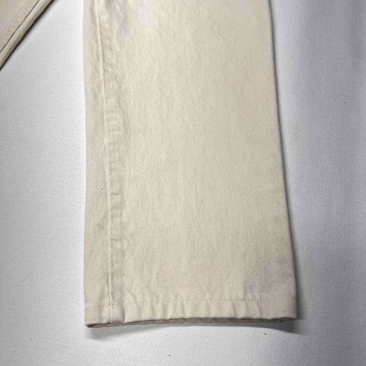 Vintage VTG Bluenotes Jeans Straight Beige Tan Pants Denim Workwear Size US 34 / EU 50 - 2 Thumbnail