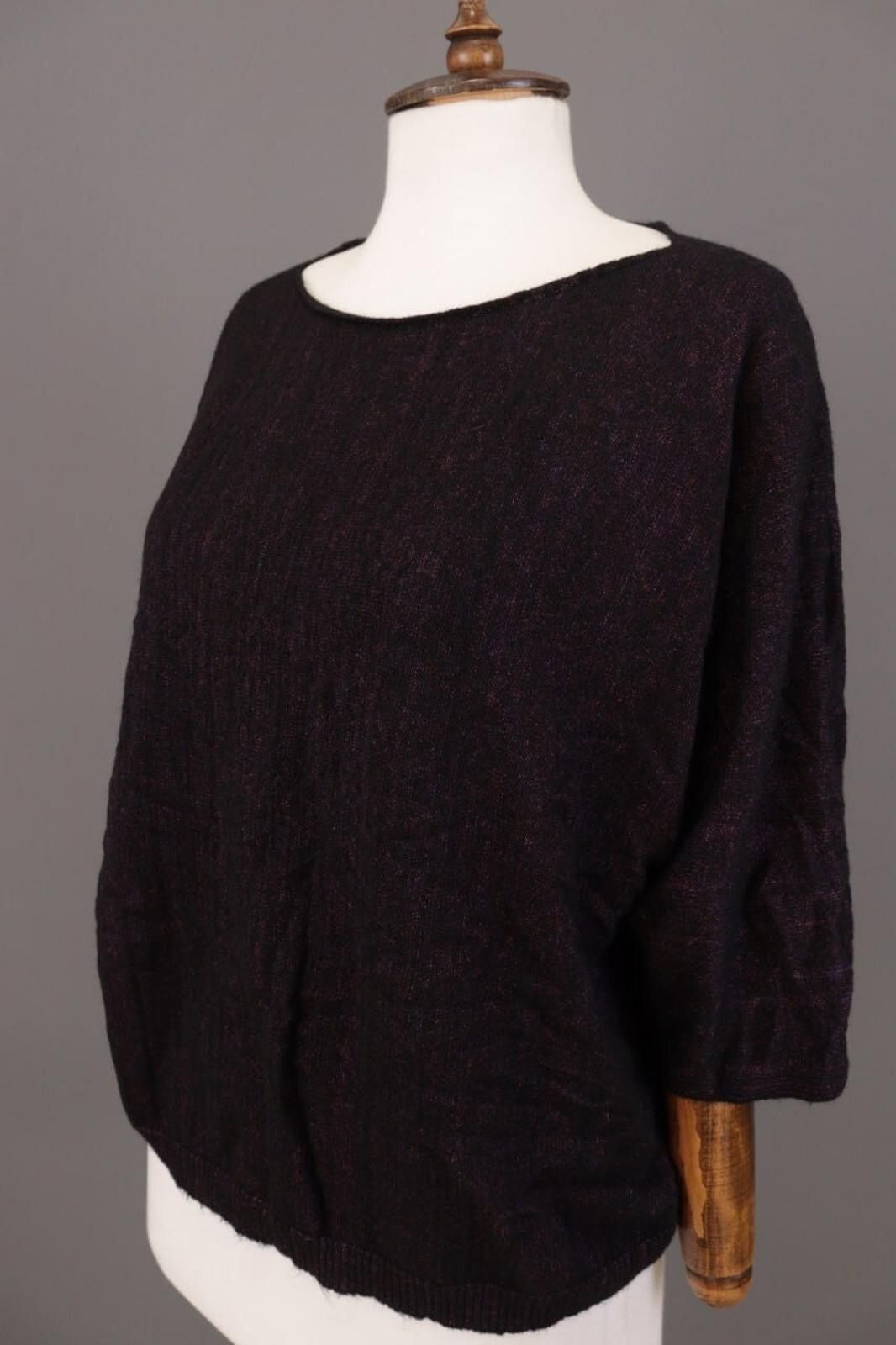 Emporio Armani Emporio Armani Black Label Purple Wool Knit Sweater Size 46 Size M / US 6-8 / IT 42-44 - 7 Thumbnail