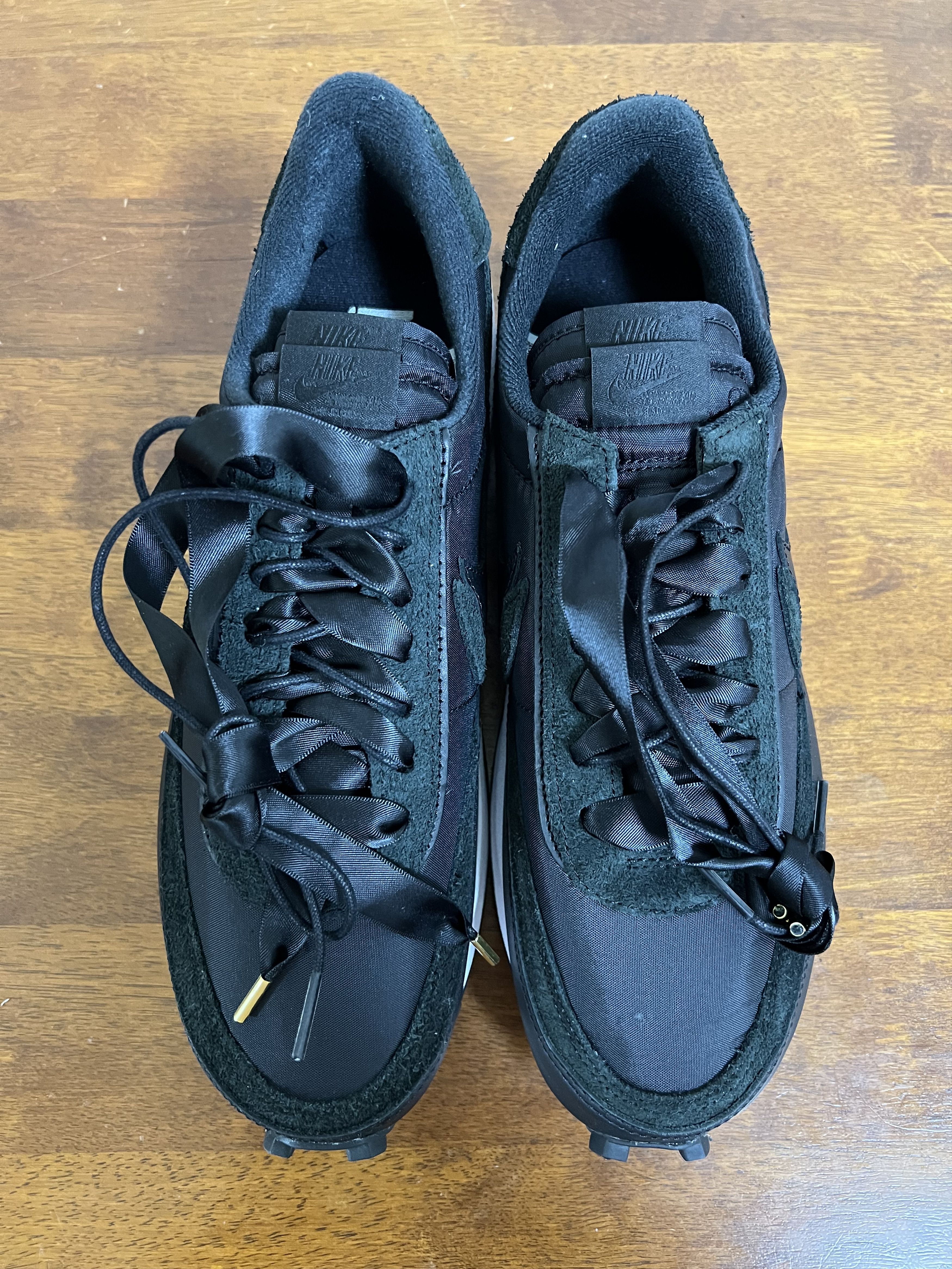 Nike × Sacai 💚 2020 Sacai x Nike LD Waffle Black/Black US 11 NEW Size US 11 / EU 44 - 6 Thumbnail