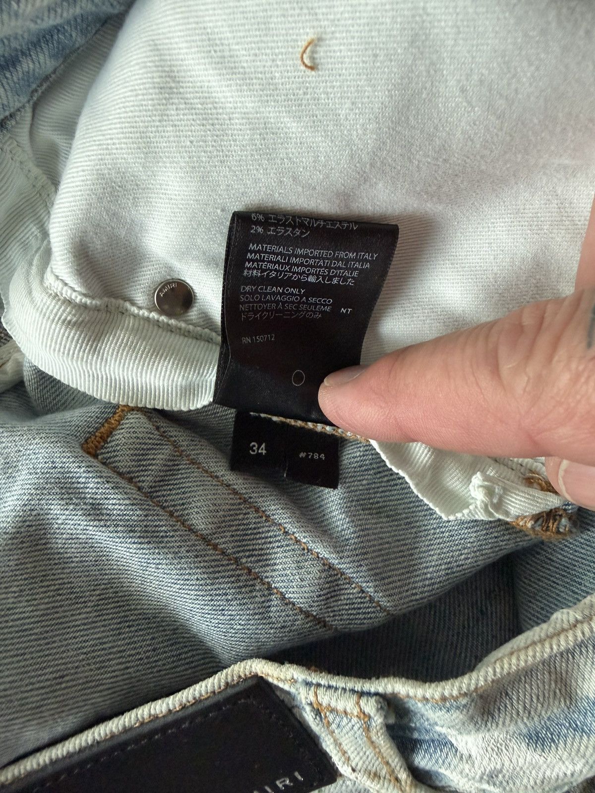 Amiri Amiri jeans size 34 Size US 34 / EU 50 - 6 Thumbnail