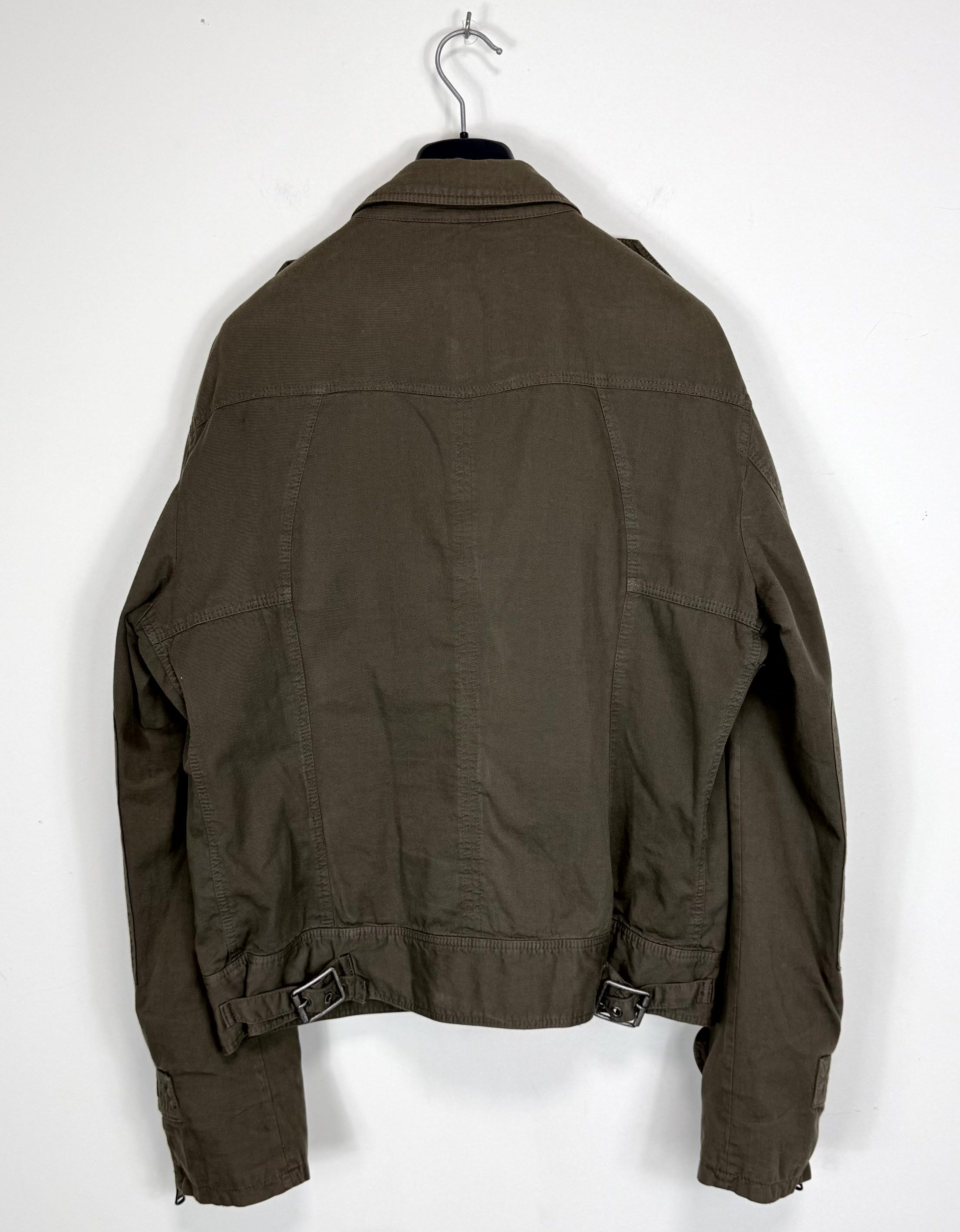Dolce & Gabbana Dolce&Gabbana Zipper Logo Army Green Military Utility Jacket Size US L / EU 52-54 / 3 - 2 Thumbnail
