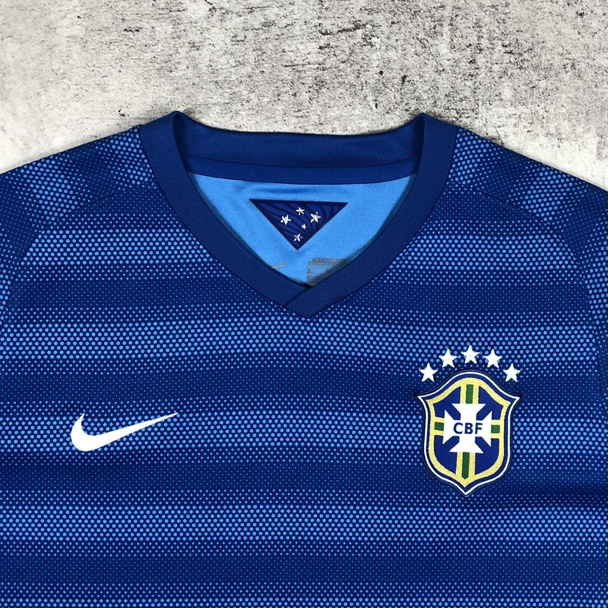 Nike Brazil CBF 2014-2015 Nike Away Soccer Jersey youth XL Size US S / EU 44-46 / 1 - 8 Thumbnail