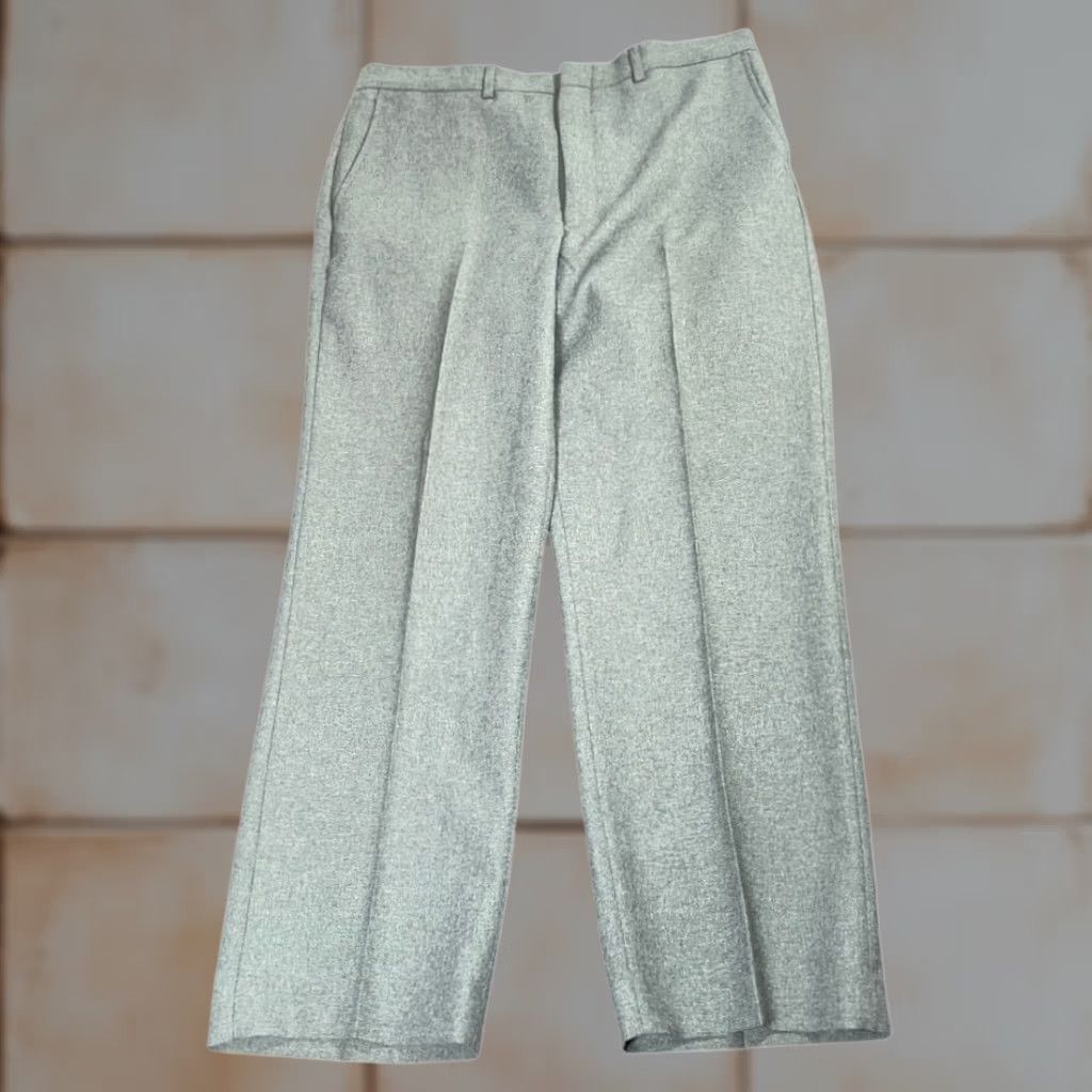 Sears VINTAGE Sears Pants Mens 36x29 Gray Dress Slacks Polyester Perma Prest 80s Size US 36 / EU 52 - 1 Thumbnail