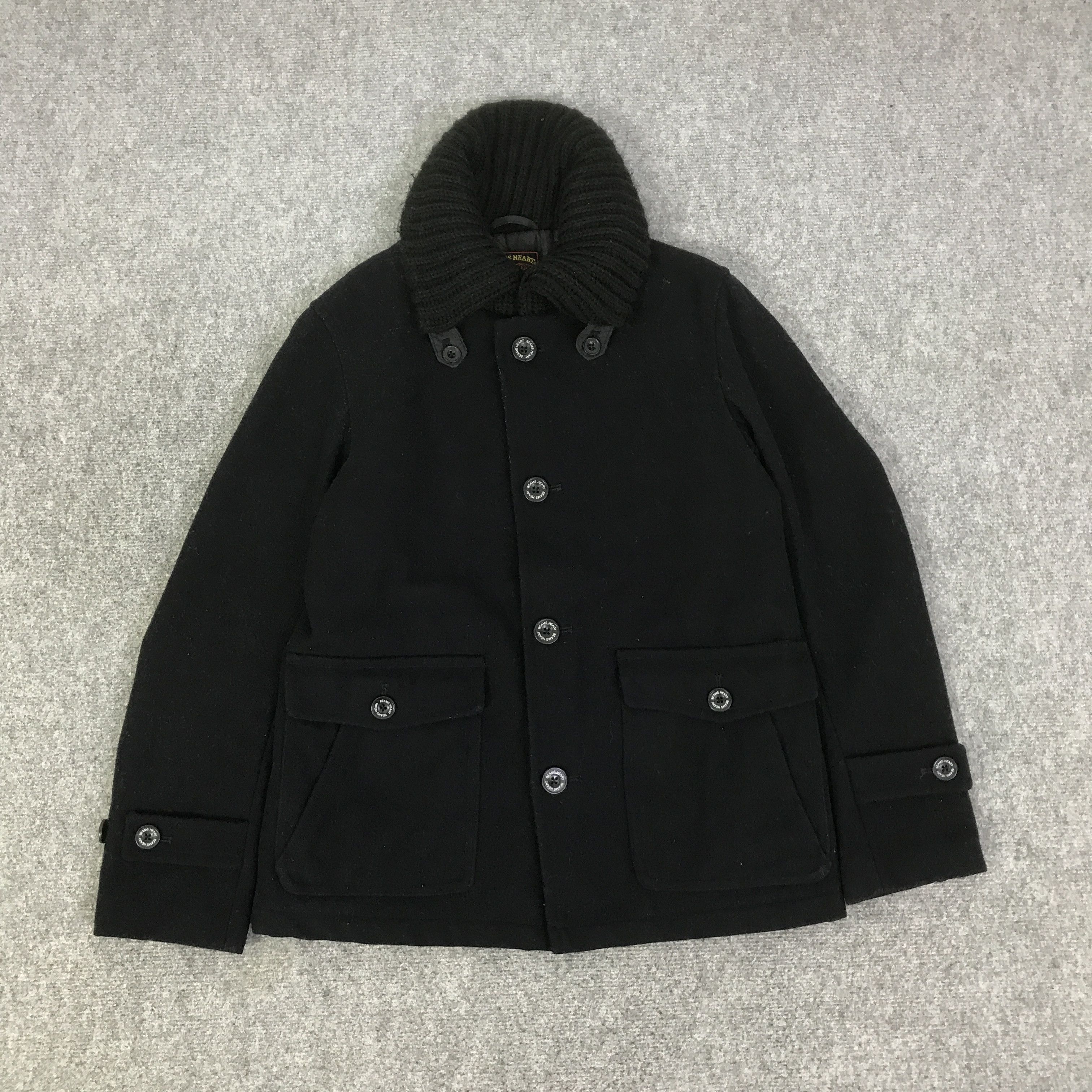 Beams Japan BEAMS HEART WOOL BUTTON JACKET K98B14 Size US M / EU 48-50 / 2 - 1 Thumbnail
