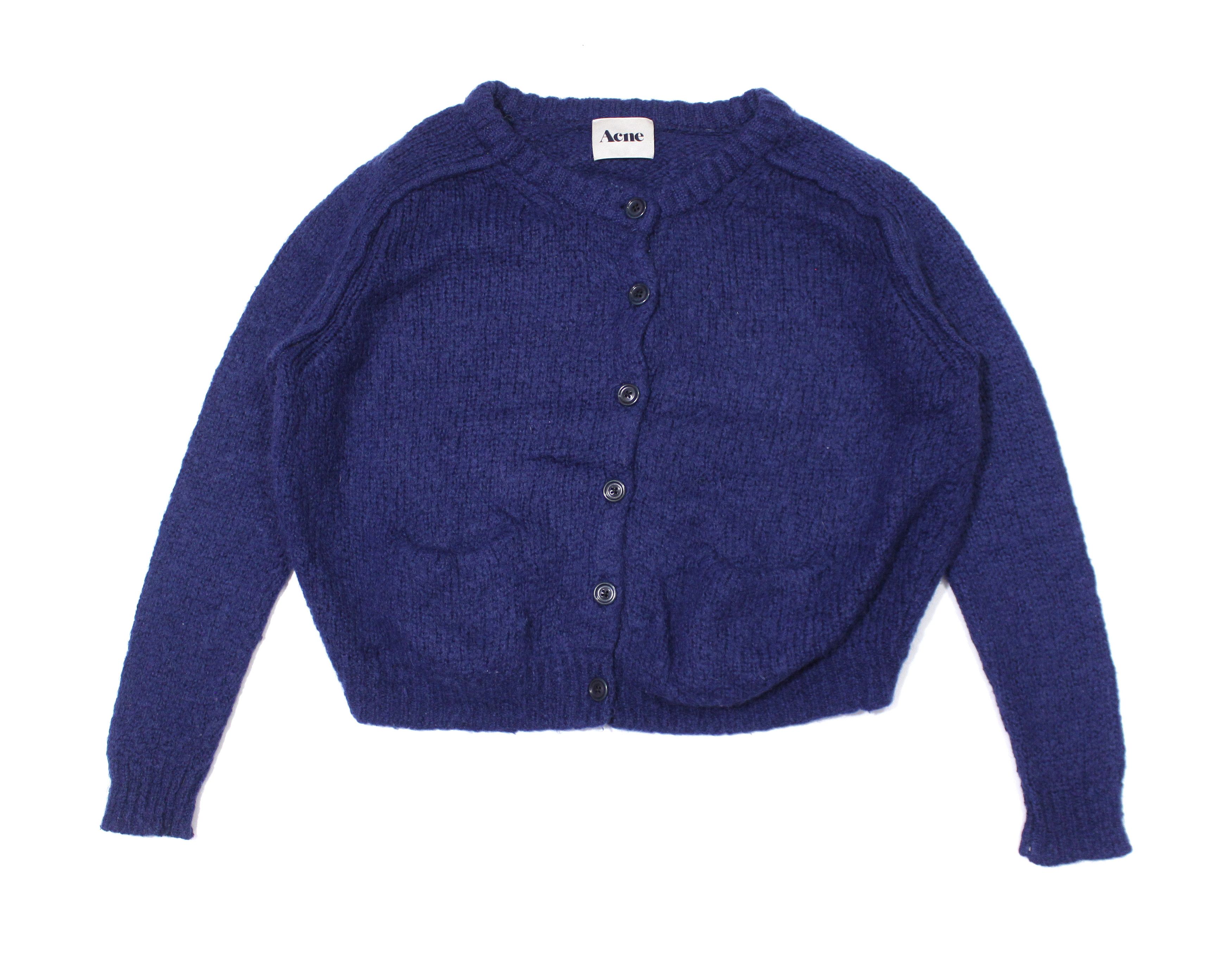 Acne Studios Belle Mohair Wool AW10 Baggy Cardigan Size L / US 10 / IT 46 - 1 Thumbnail