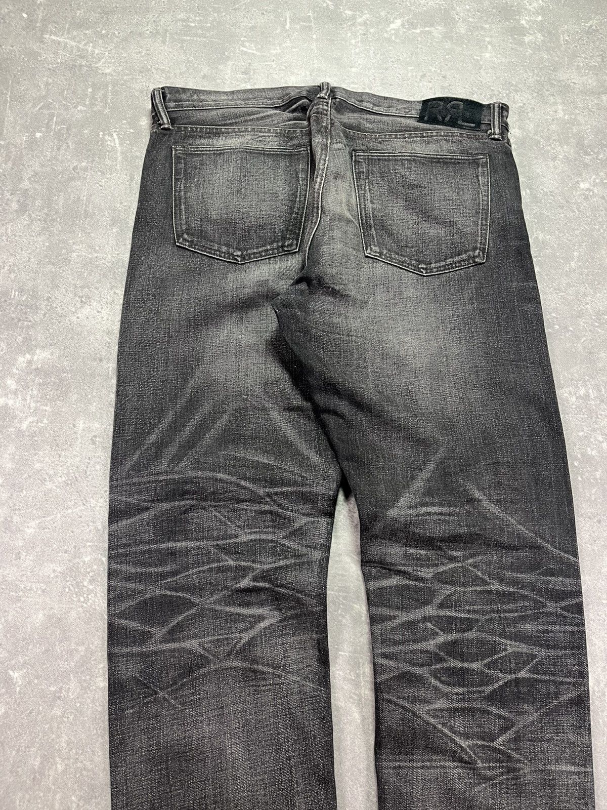 RRL Ralph Lauren × Ralph Lauren RRL Ralph Lauren Slim Narrow Faded Selvedge Denim Jeans 38 Size US 38 / EU 54 - 13 Thumbnail