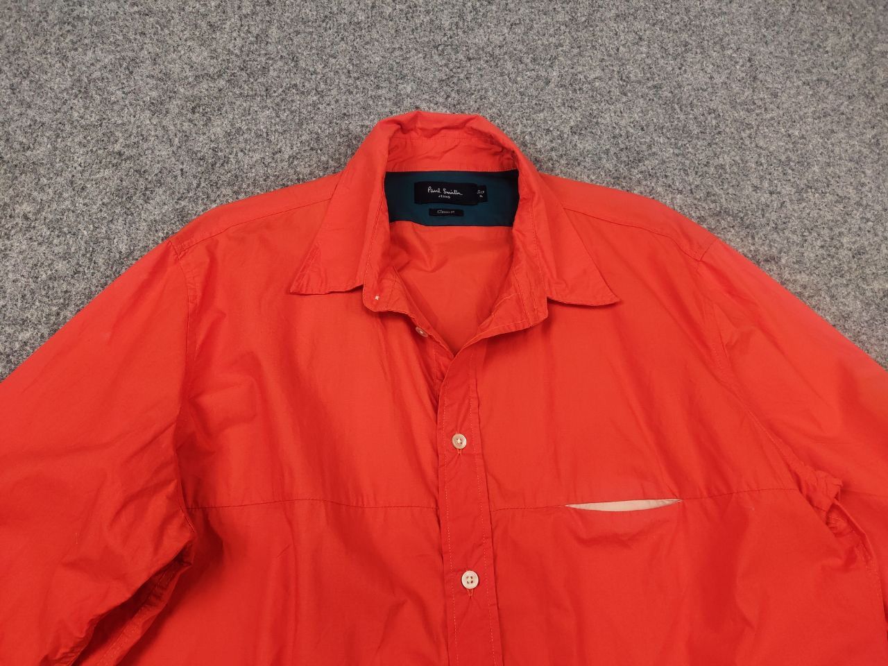 Paul Smith Paul Smith Vintage orange button-down shirt with pockets Size US L / EU 52-54 / 3 - 5 Thumbnail