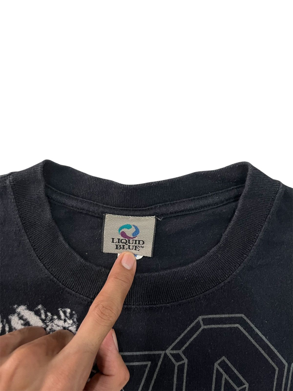 Band Tees × Liquid Blue ACDC LIQUID BLUE VINTAGE Y2K Size US L / EU 52-54 / 3 - 6 Thumbnail
