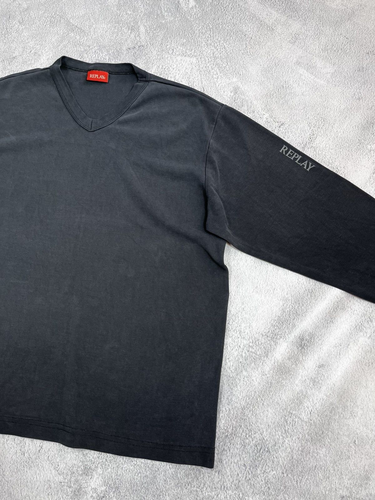 Replay Vintage Y2K Replay logo washed loglsleeve streetwear style Size US M / EU 48-50 / 2 - 6 Thumbnail