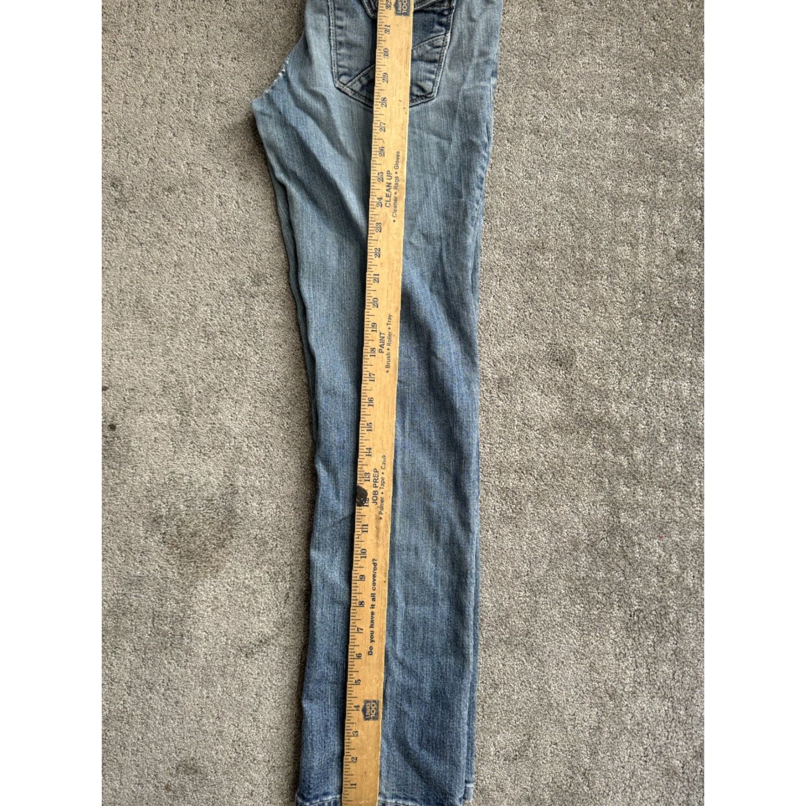 Tommy Hilfiger Tommy Hilfiger Jeans Women’s 8R 30x30 Blue Denim Straight Leg Stretch Ladies Vintage 90s Hipster Womens Jeans Size 30" / US 8 / IT 44 - 6 Thumbnail