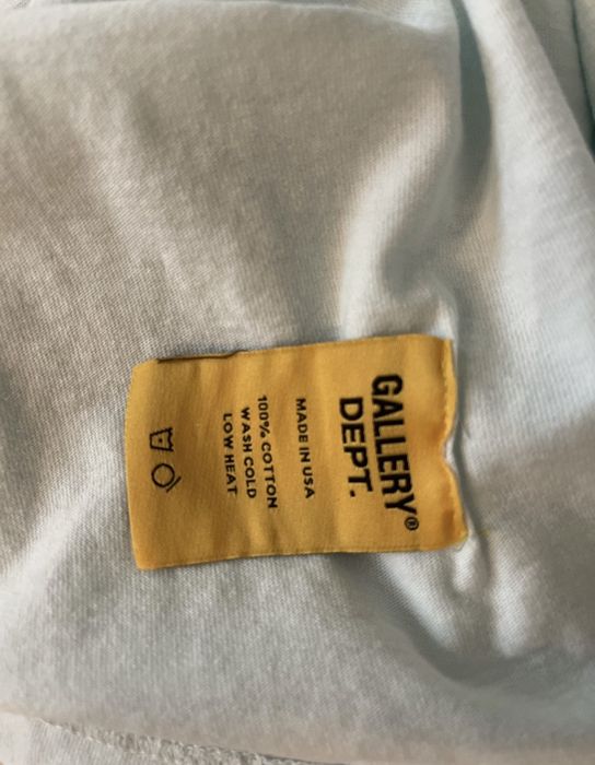 Vintage Gallery Dept Souvenir Baby Blue Tee | Grailed