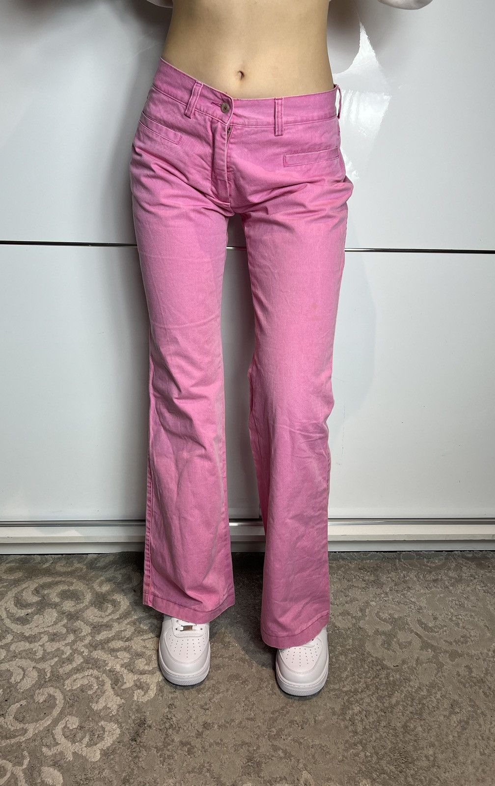 Dolce & Gabbana Unique Pink Dolce & Gabbana High End Holo Trousersq Size 30" / US 8 / IT 44 - 2 Thumbnail