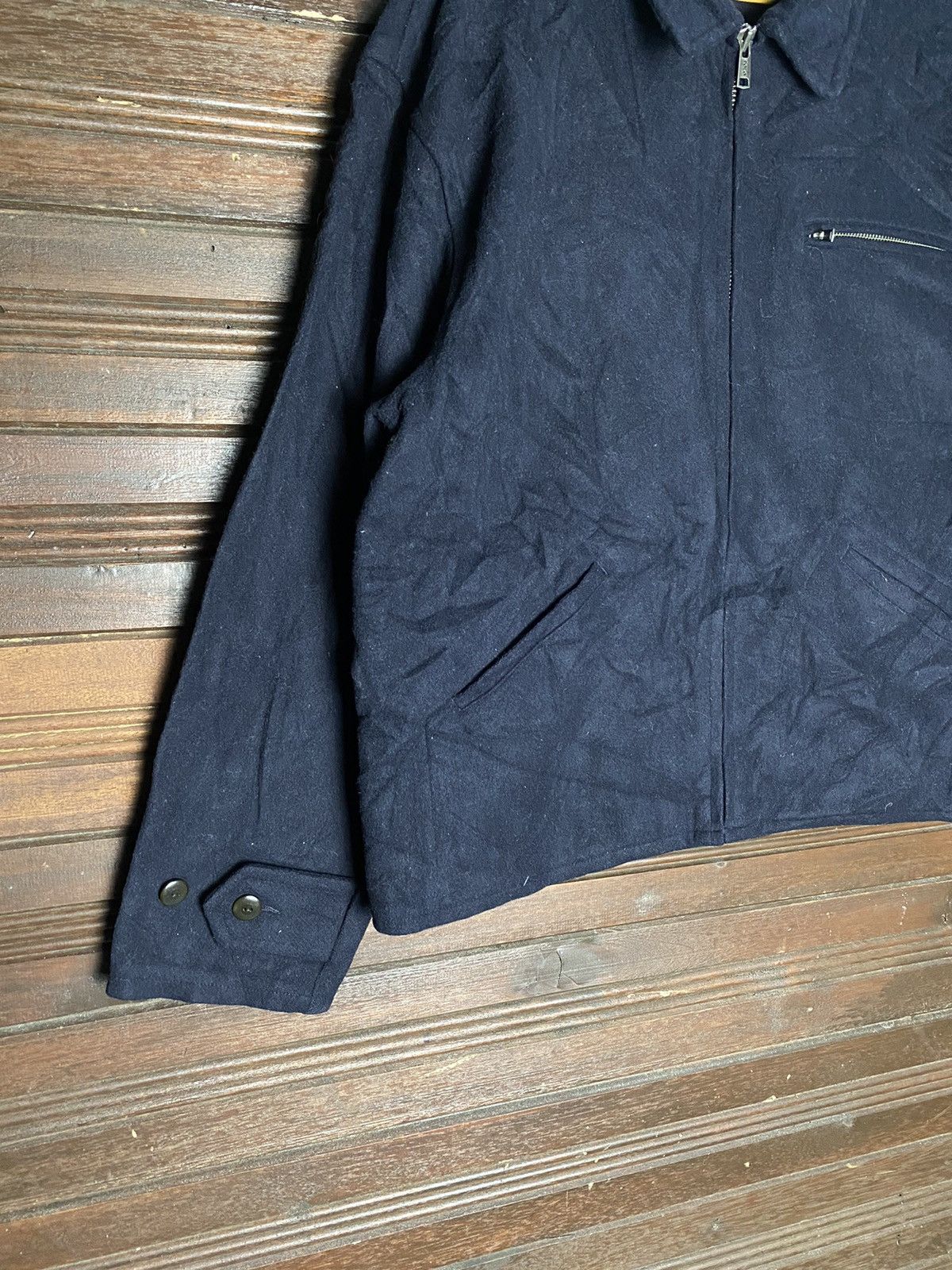 Polo Ralph Lauren Vintage 90s Polo Ralph Lauren Wool Detroit Jacket Size US L / EU 52-54 / 3 - 3 Thumbnail