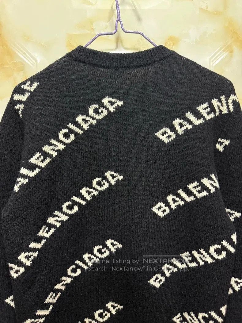 Balenciaga Balenciaga Logo Knit Sweater Black. Size US S / EU 44-46 / 1 - 6 Thumbnail
