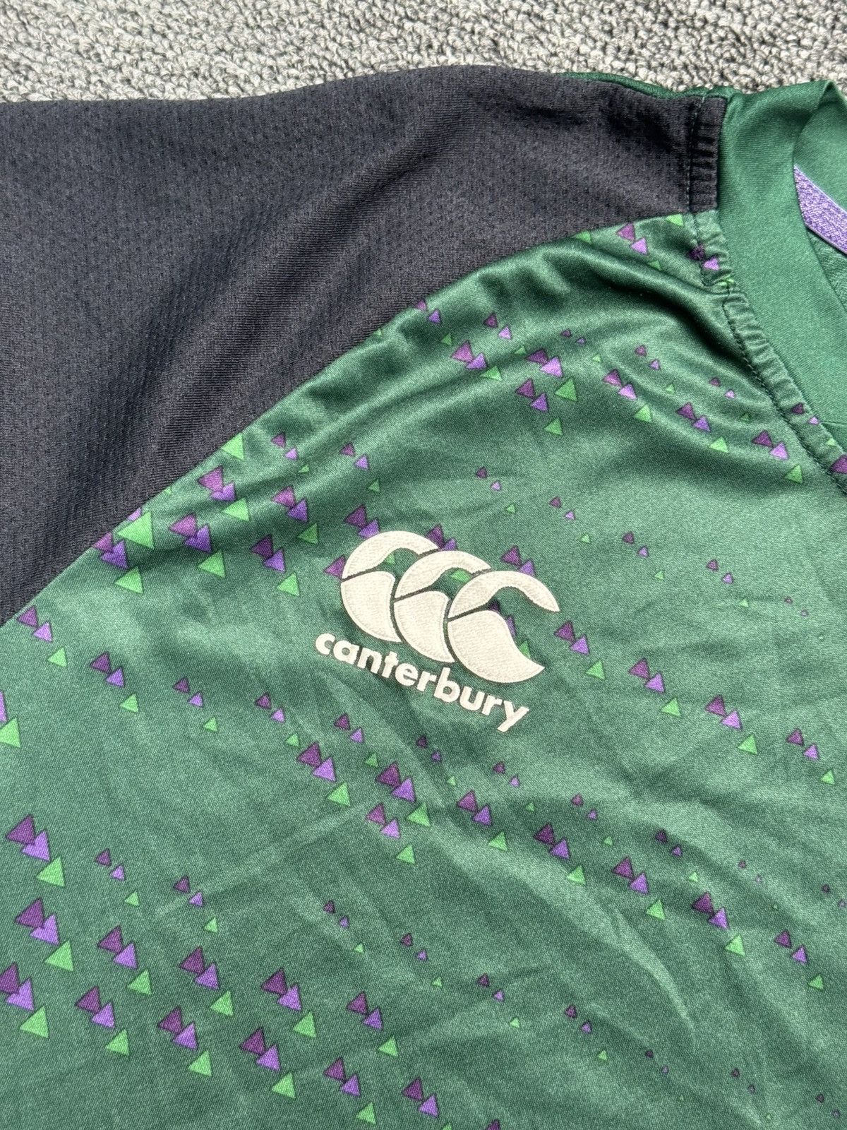 Canterbury of New Zealand Ireland Rugby Union Jersey Canterbury Size M Green IRFU Size US M / EU 48-50 / 2 - 5 Thumbnail